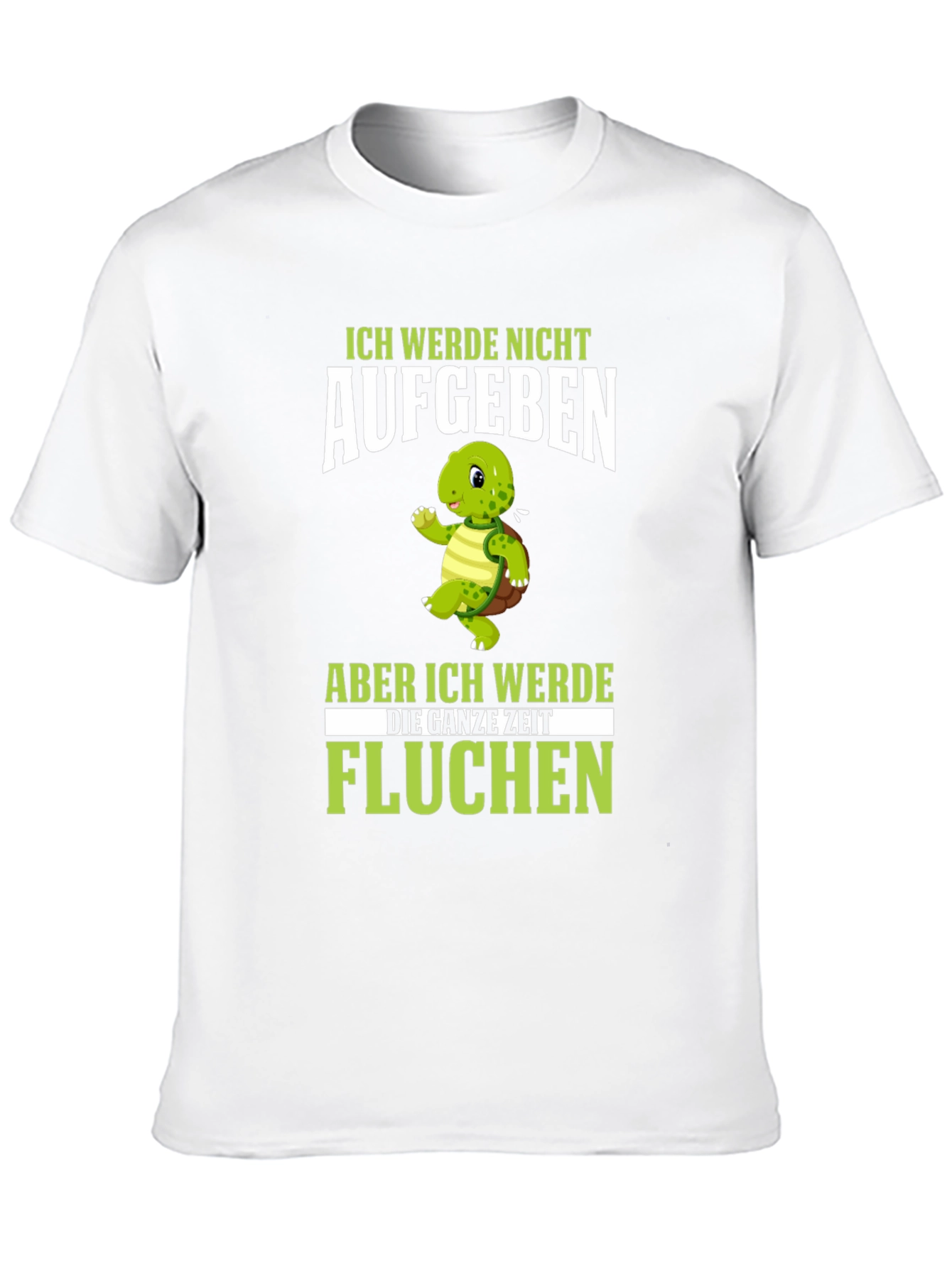 Black Funny Turtle T-Shirt - I Will Not Give Up view 10