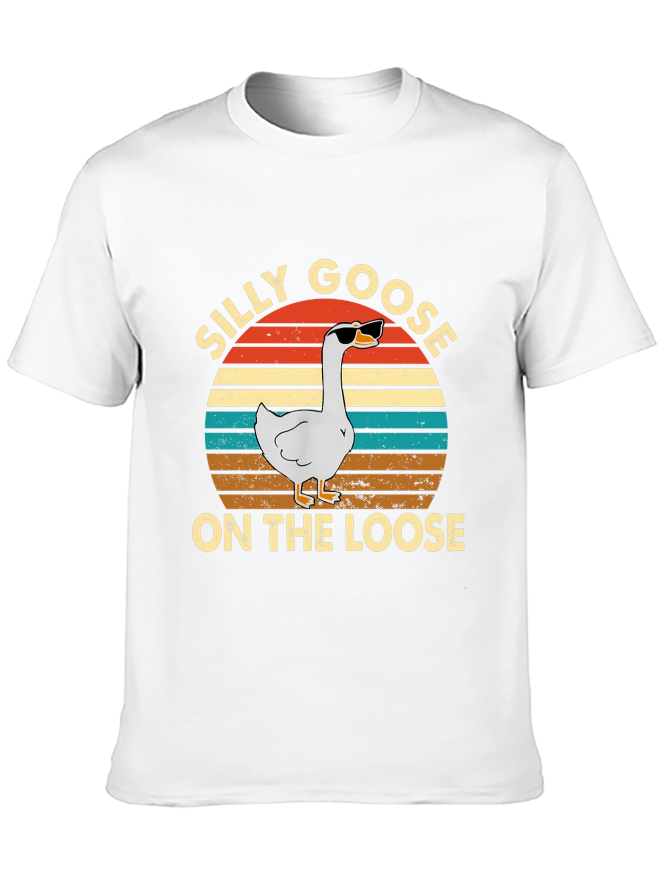 Black Silly Goose On The Loose Graphic T-Shirt view 10