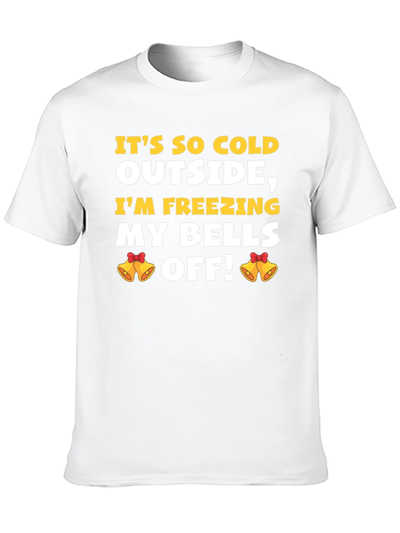 Black Funny Winter T-Shirt: It's So Cold! view 10