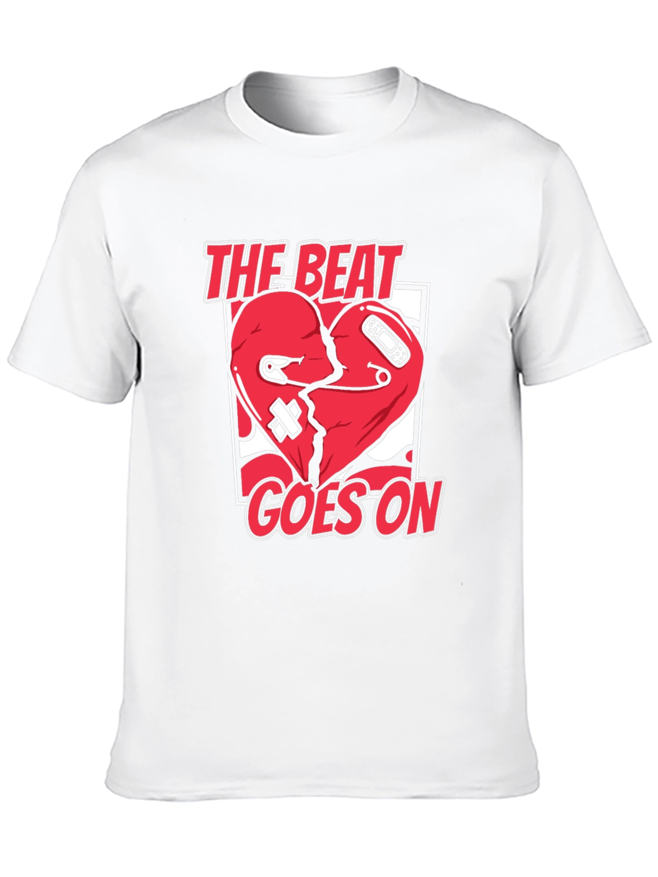 Black The Beat Goes On Graphic Tee view 10