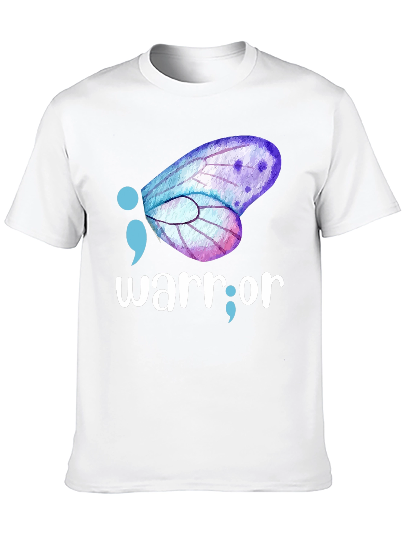 Black Warrior Semipcolon Butterfly Graphic Tee view 10