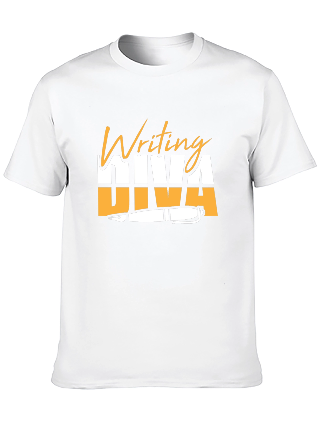 Black Writing Diva Black T-Shirt view 10
