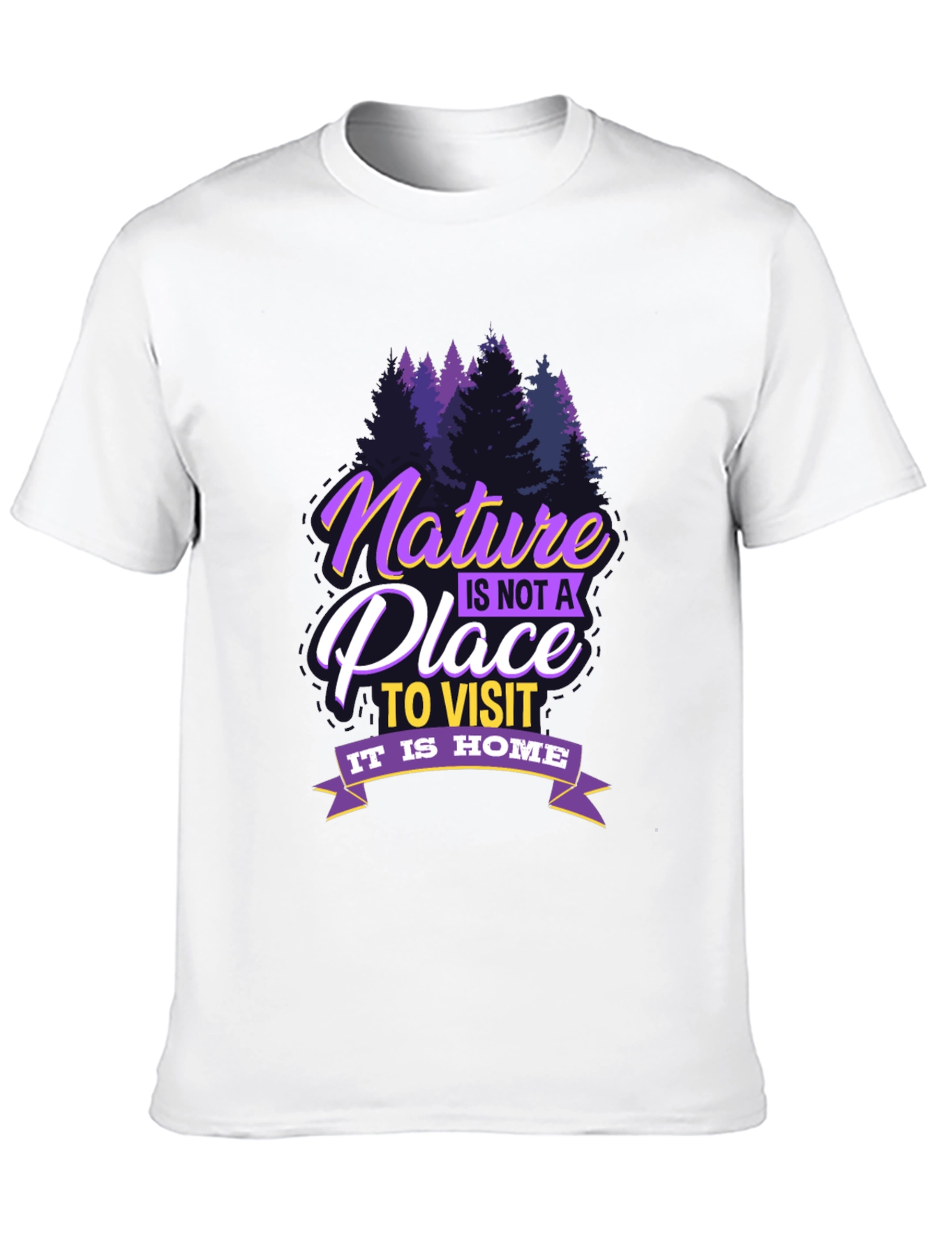 Black Nature is Home T-Shirt view 10