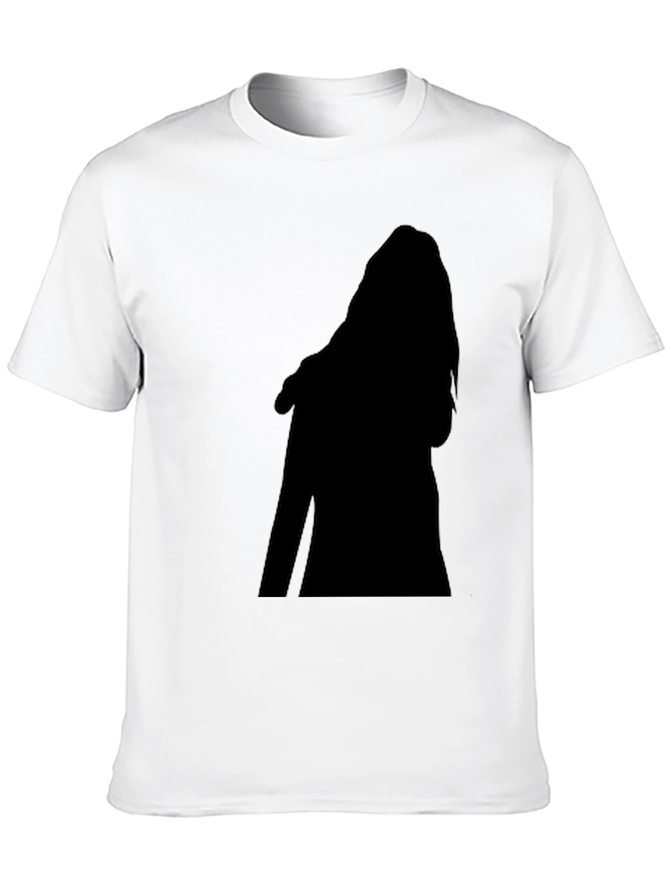 Black Silhouette Graphic Print Tee - Casual Comfort view 10