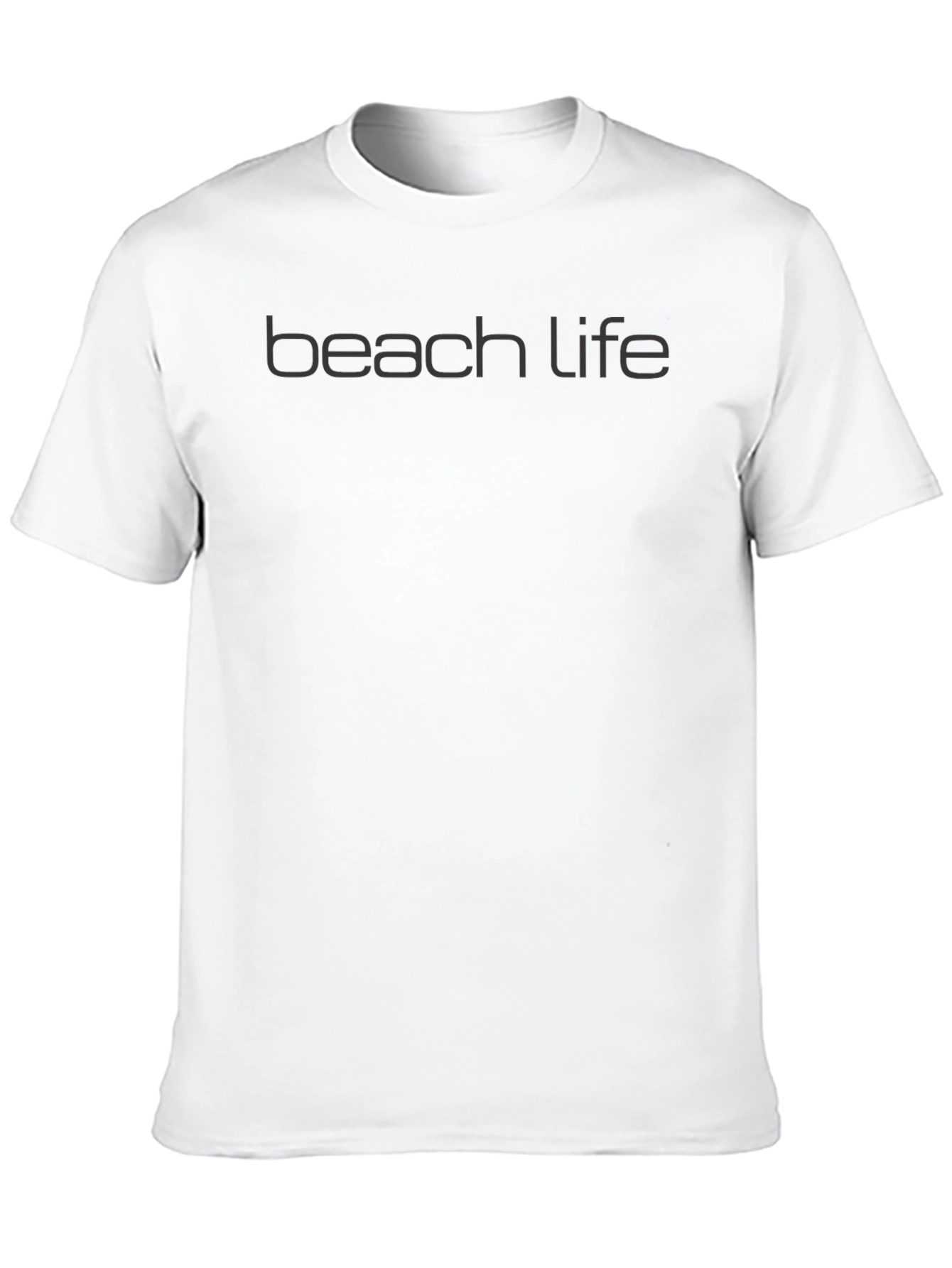 Black Beach Life Tee - Men's Black Graphic T-Shirt view 10