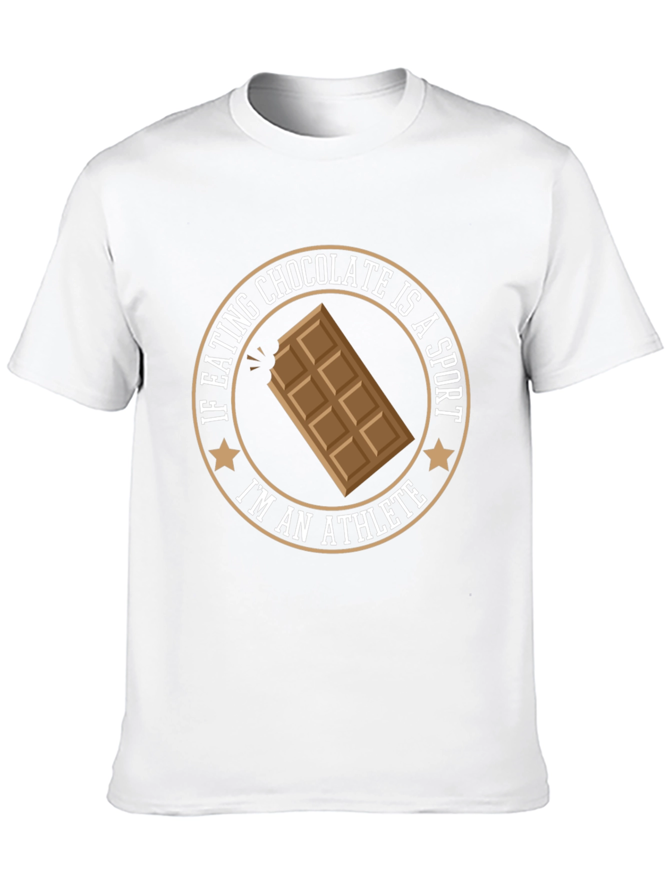Black Chocolate Lover Athlete T-Shirt view 10