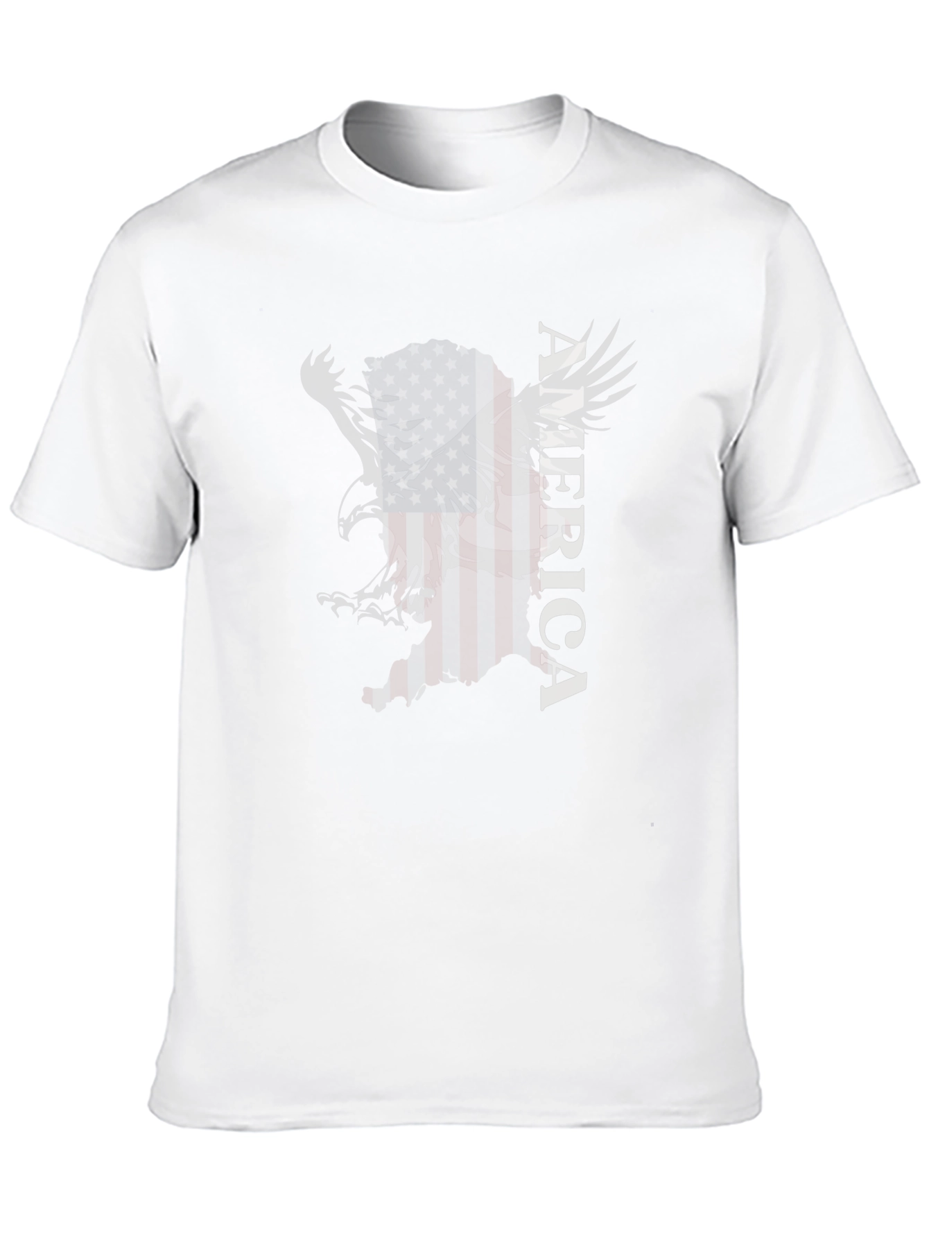Black American Eagle Graphic Print T-Shirt view 10