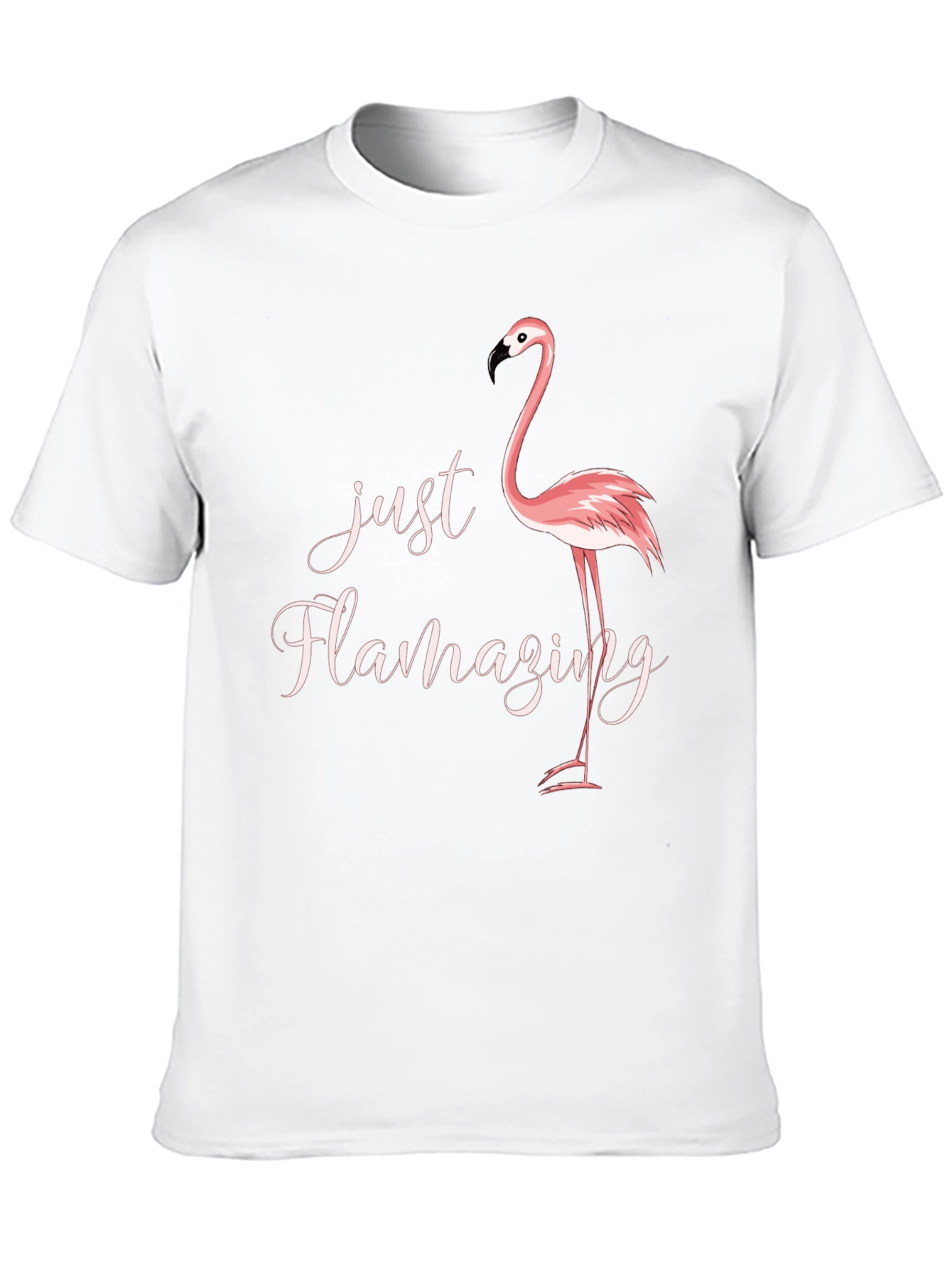 Black Just Flamazing Flamingo Graphic Tee - Black view 10