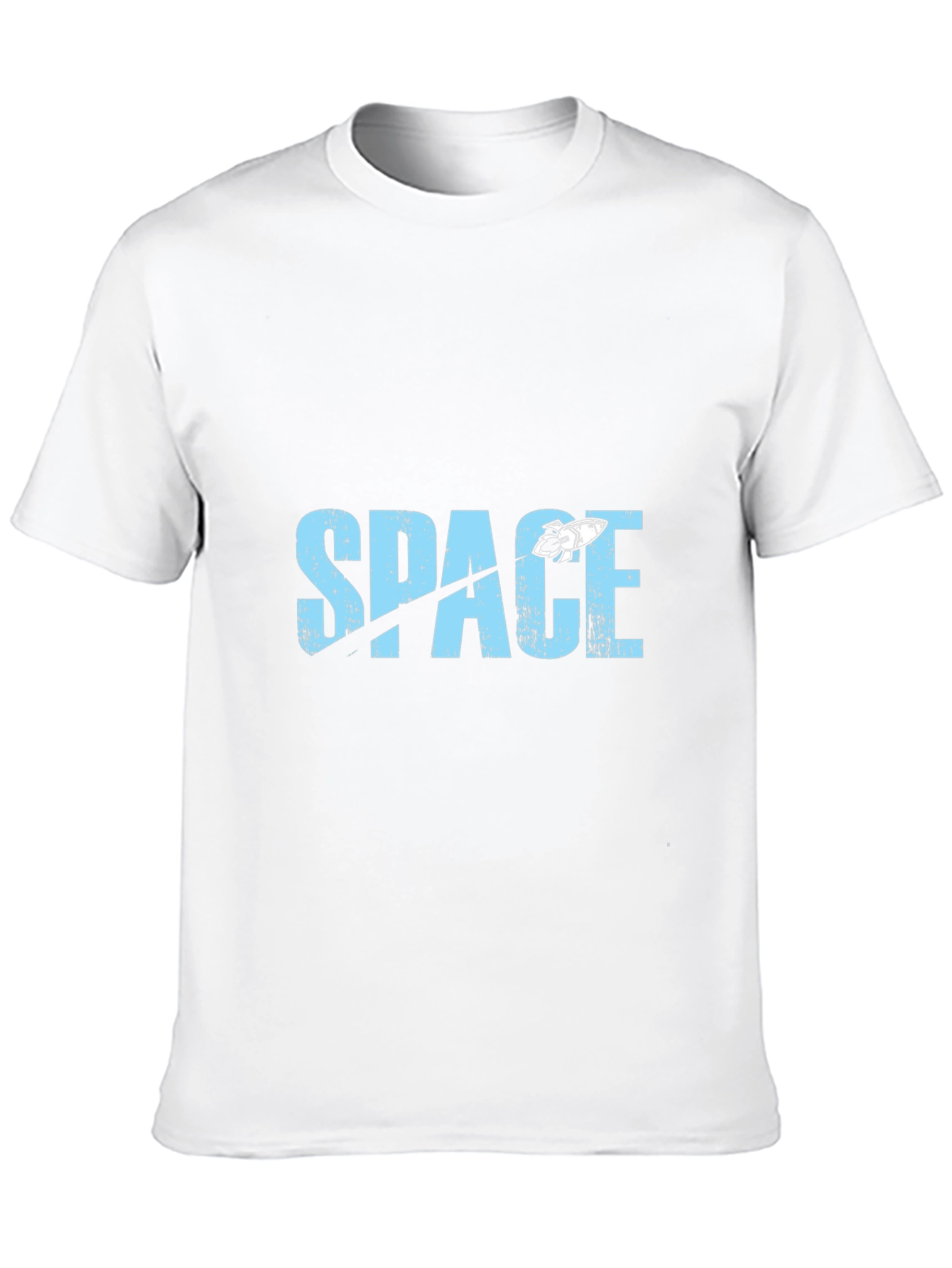 Black Space Rocket Graphic T-Shirt - Black view 10