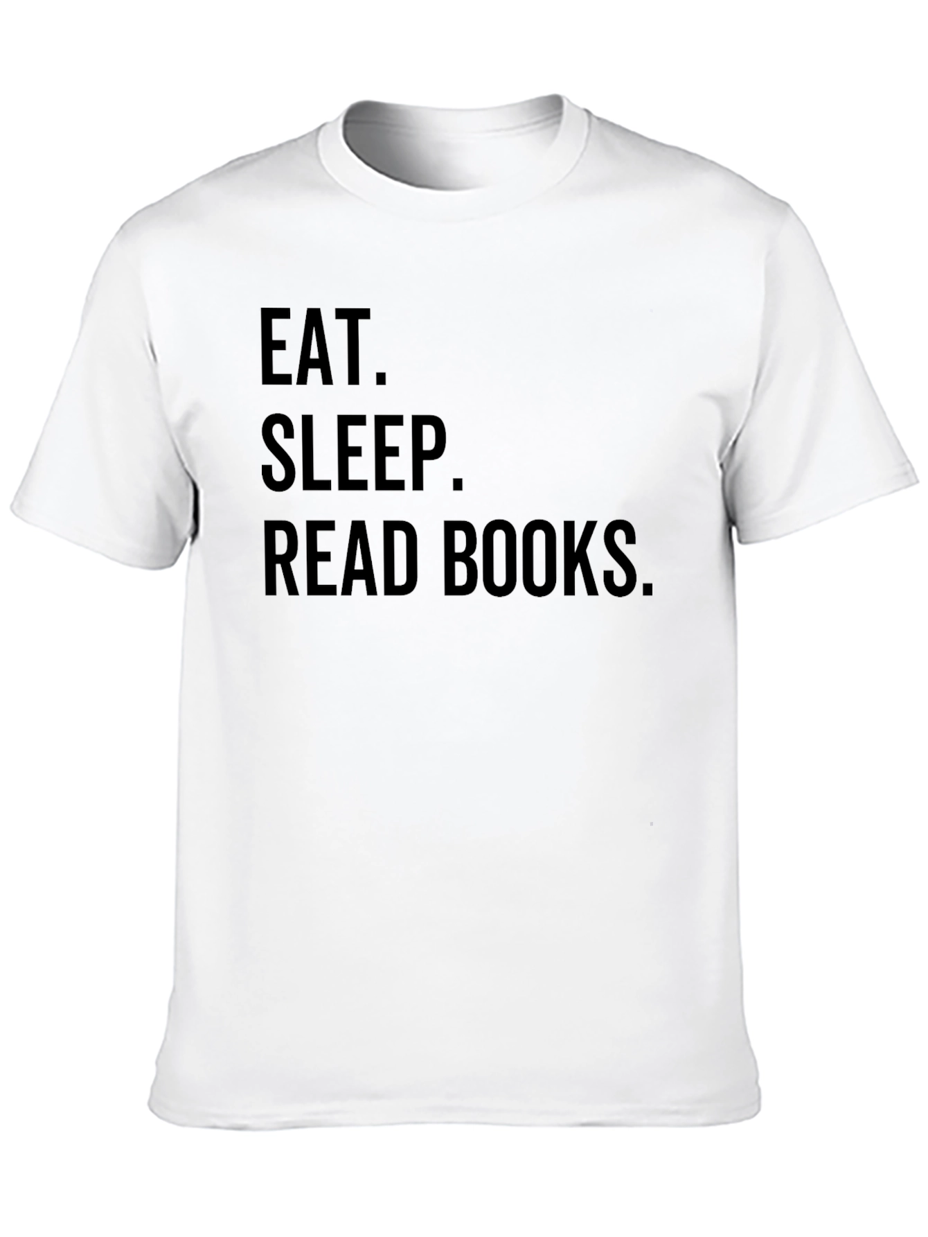 Black Eat Sleep Read Books Graphic T-Shirt view 10