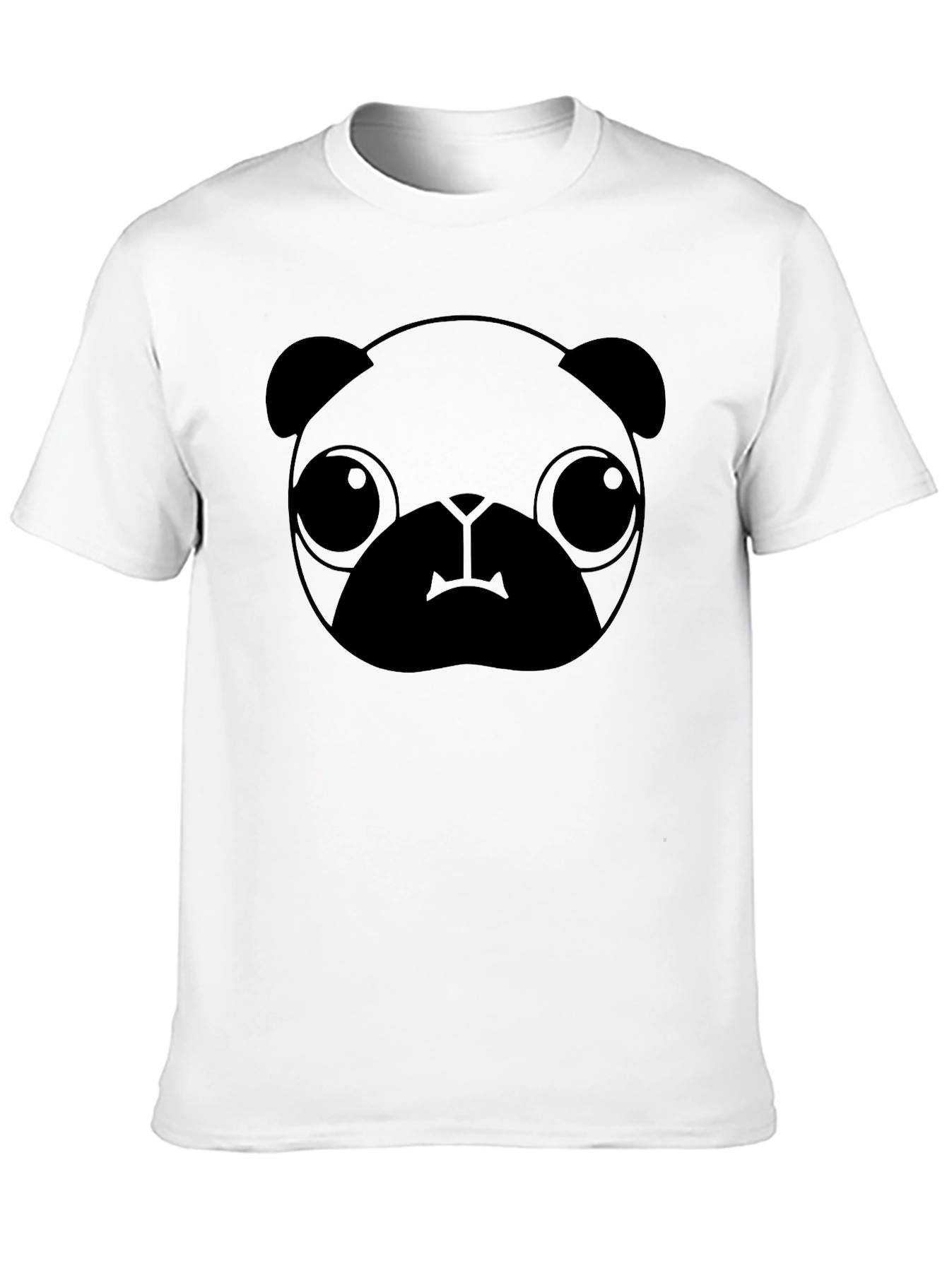 Black Black Pug Graphic Tee - Casual Style view 10