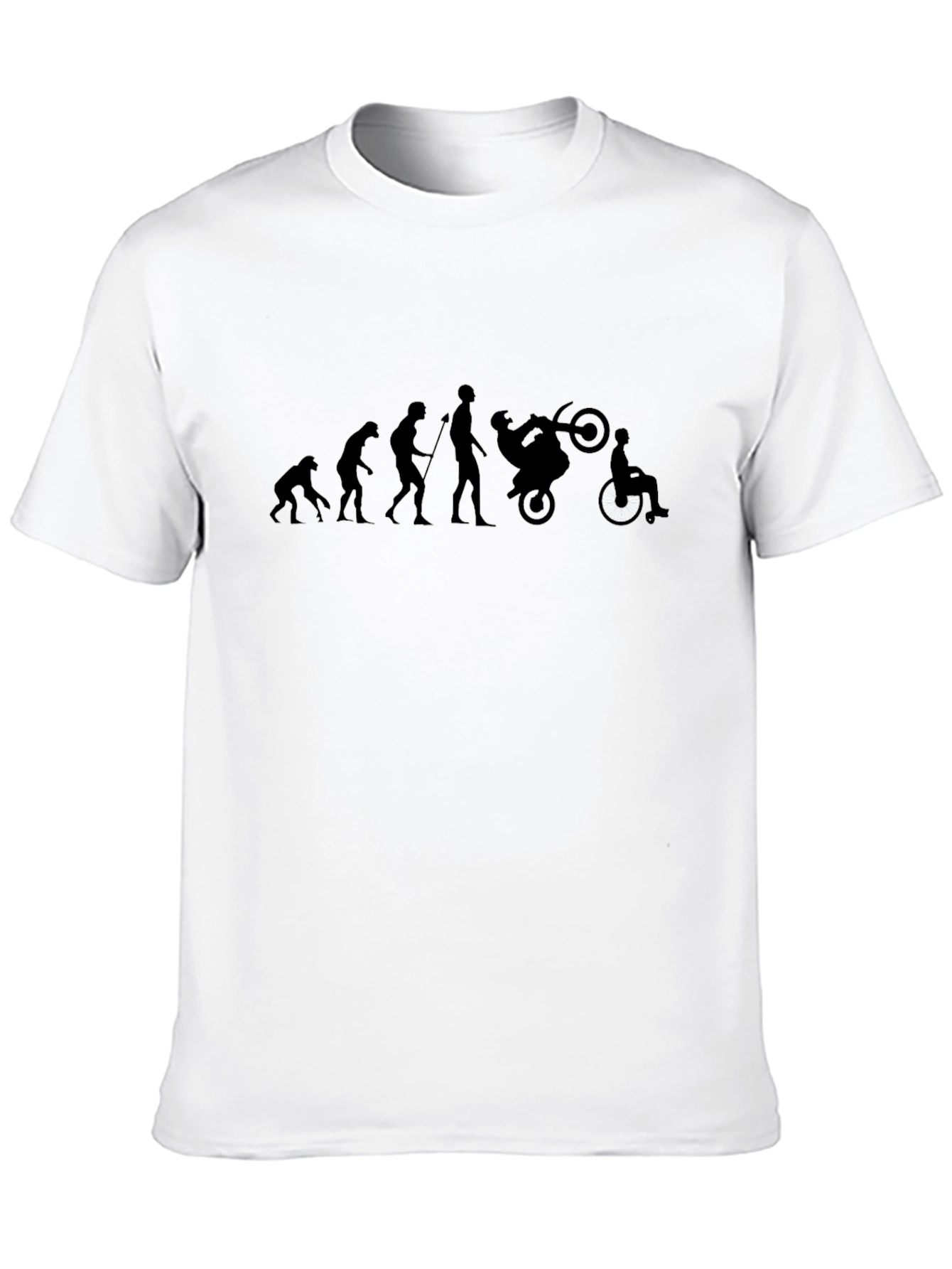 Black Evolution of a Stuntman T-Shirt view 10