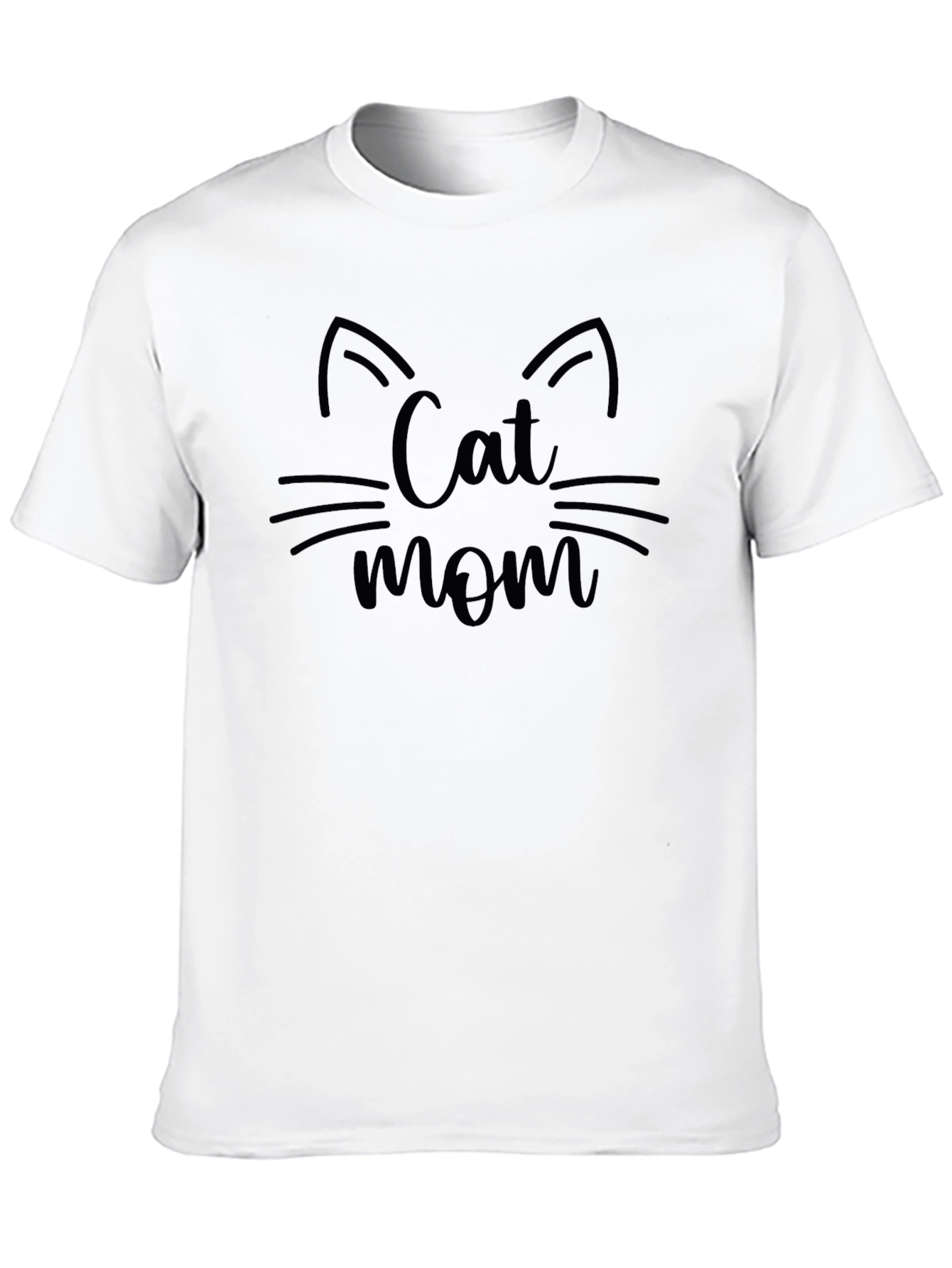 Black Cat Mom T-Shirt - Black, Casual Wear view 10