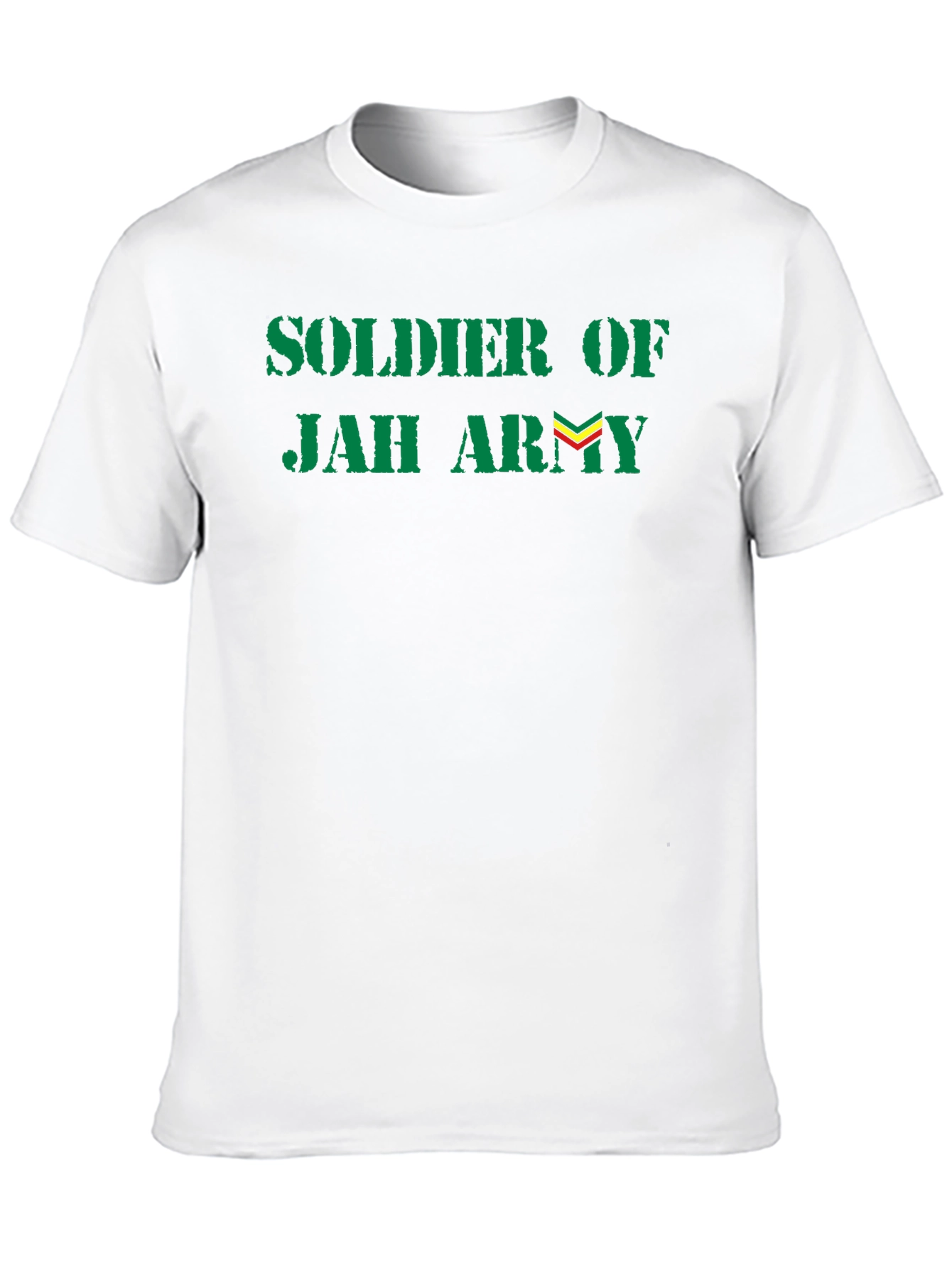 Black Soldier of Jah Army Graphic T-Shirt view 10