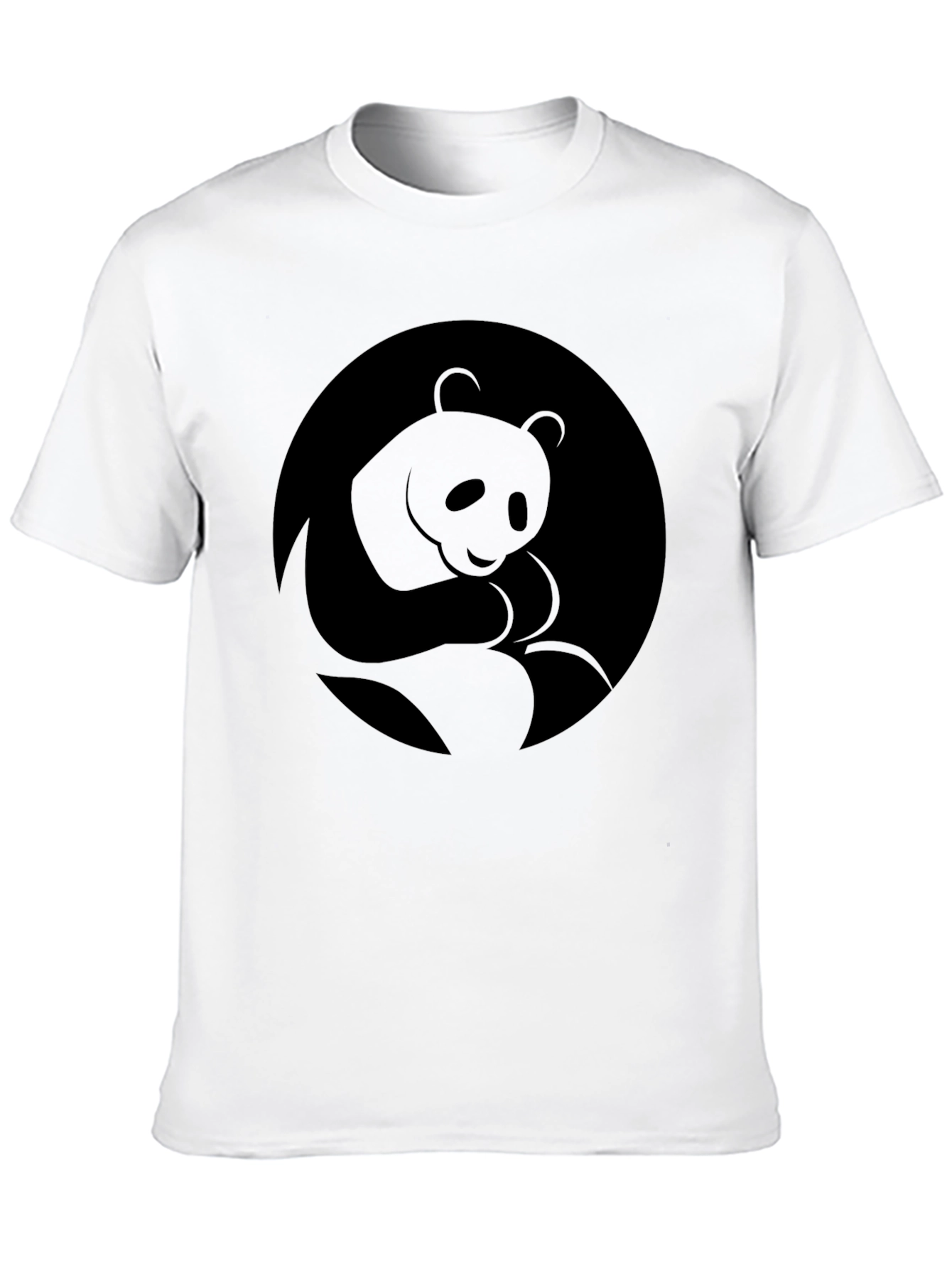 Black Black Panda Graphic Tee - Modern Style view 10