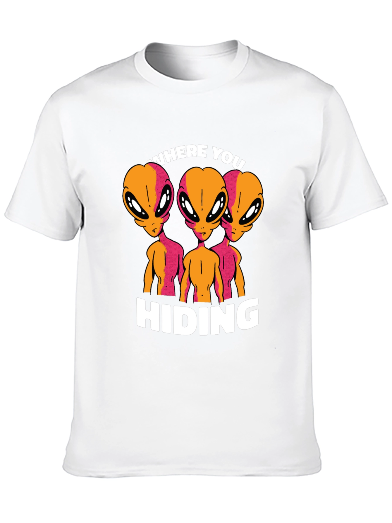 Black Alien Graphic T-Shirt - Where You Hiding? view 10