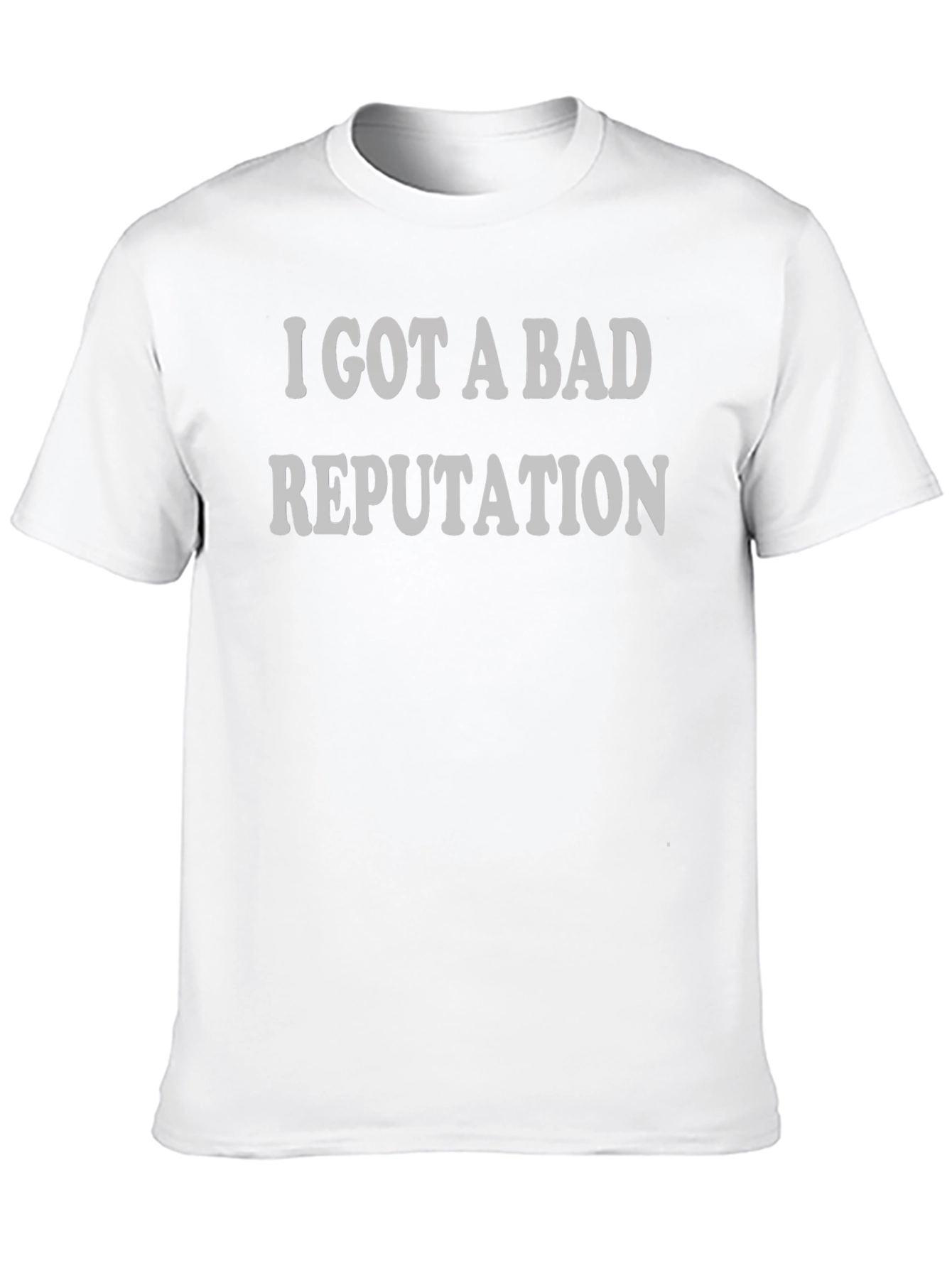 Black Bad Reputation Graphic T-Shirt - Black view 10