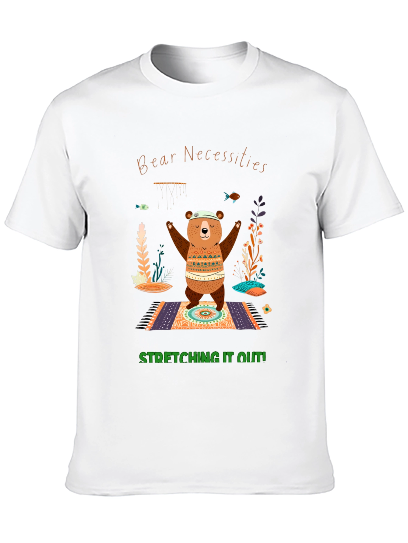 Black Bear Necessities T-Shirt - Stretching It Out view 10
