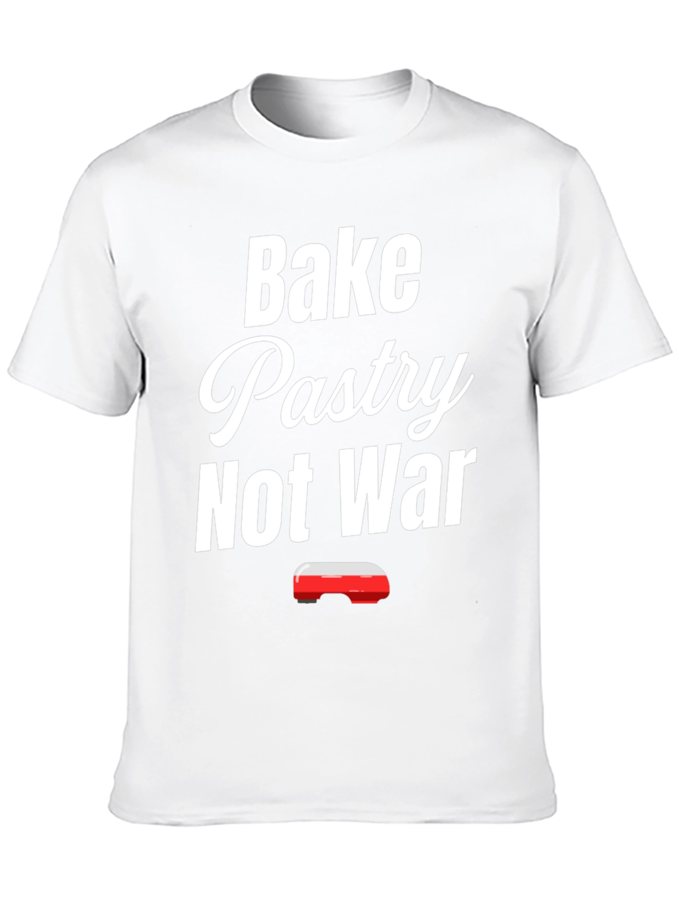 Black Bake Pastry Not War T-Shirt - Funny Baker Tee view 10