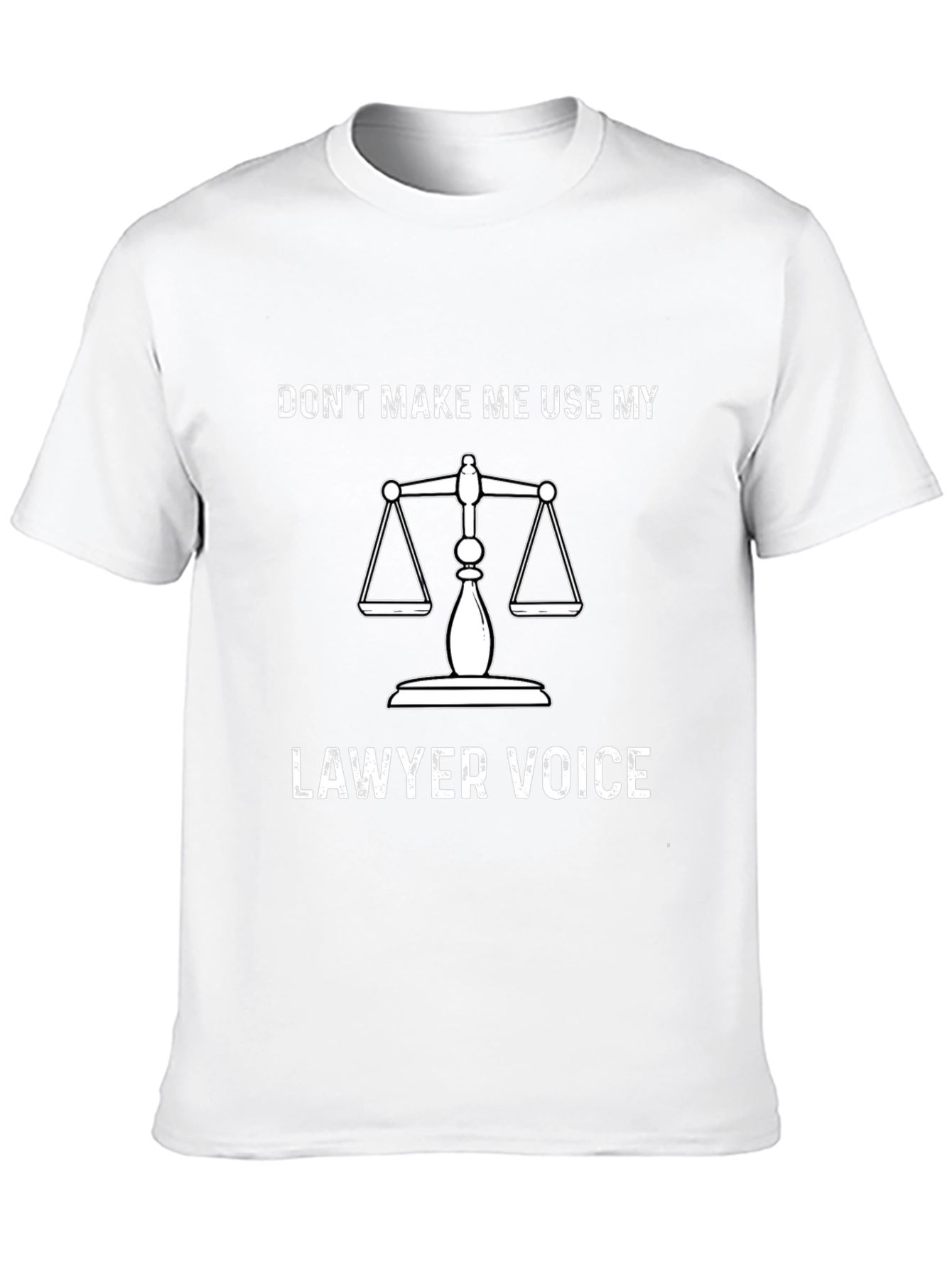 Black Lawyer Voice Graphic Tee - Unisex Adult view 10