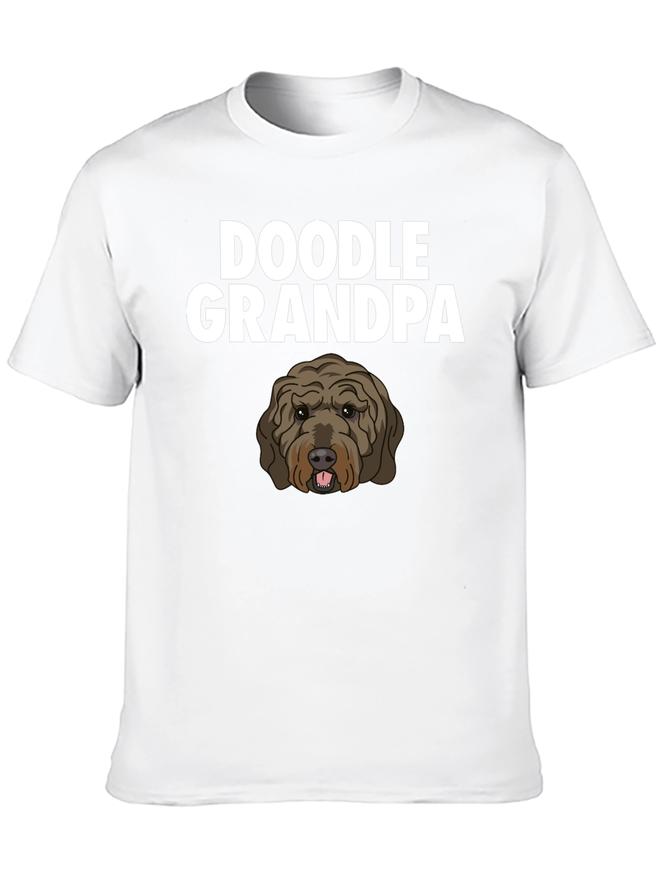 Black Doodle Grandpa T-Shirt - Dog Lover Gift view 10