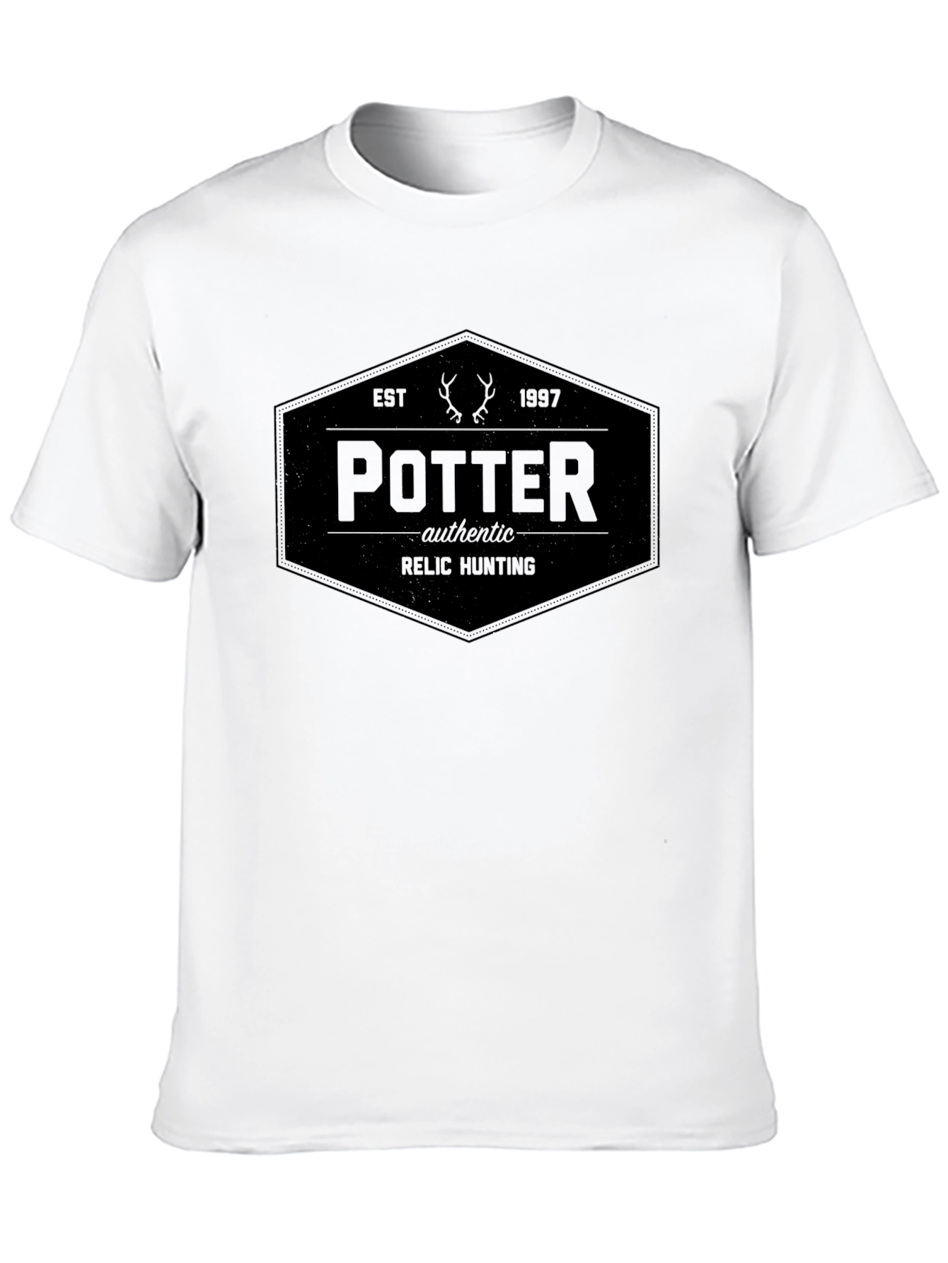Black Potter Relic Hunting Tee - Authentic Vintage Design view 10
