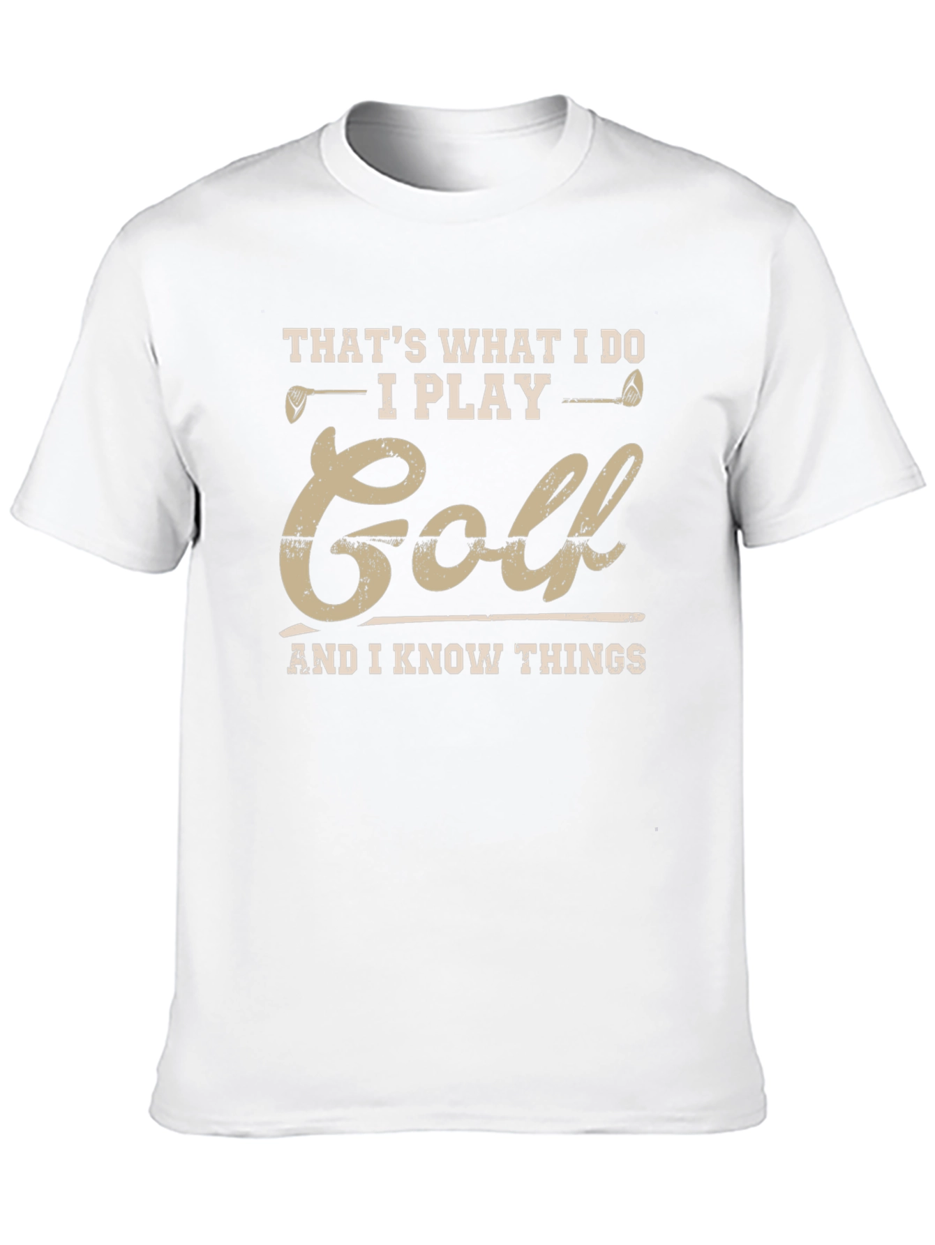 Black That's What I Do I Play Golf T-Shirt view 10