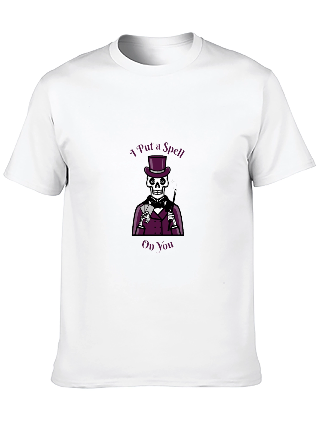 Black Spellbinding Skeleton T-Shirt - Magician Style! view 10