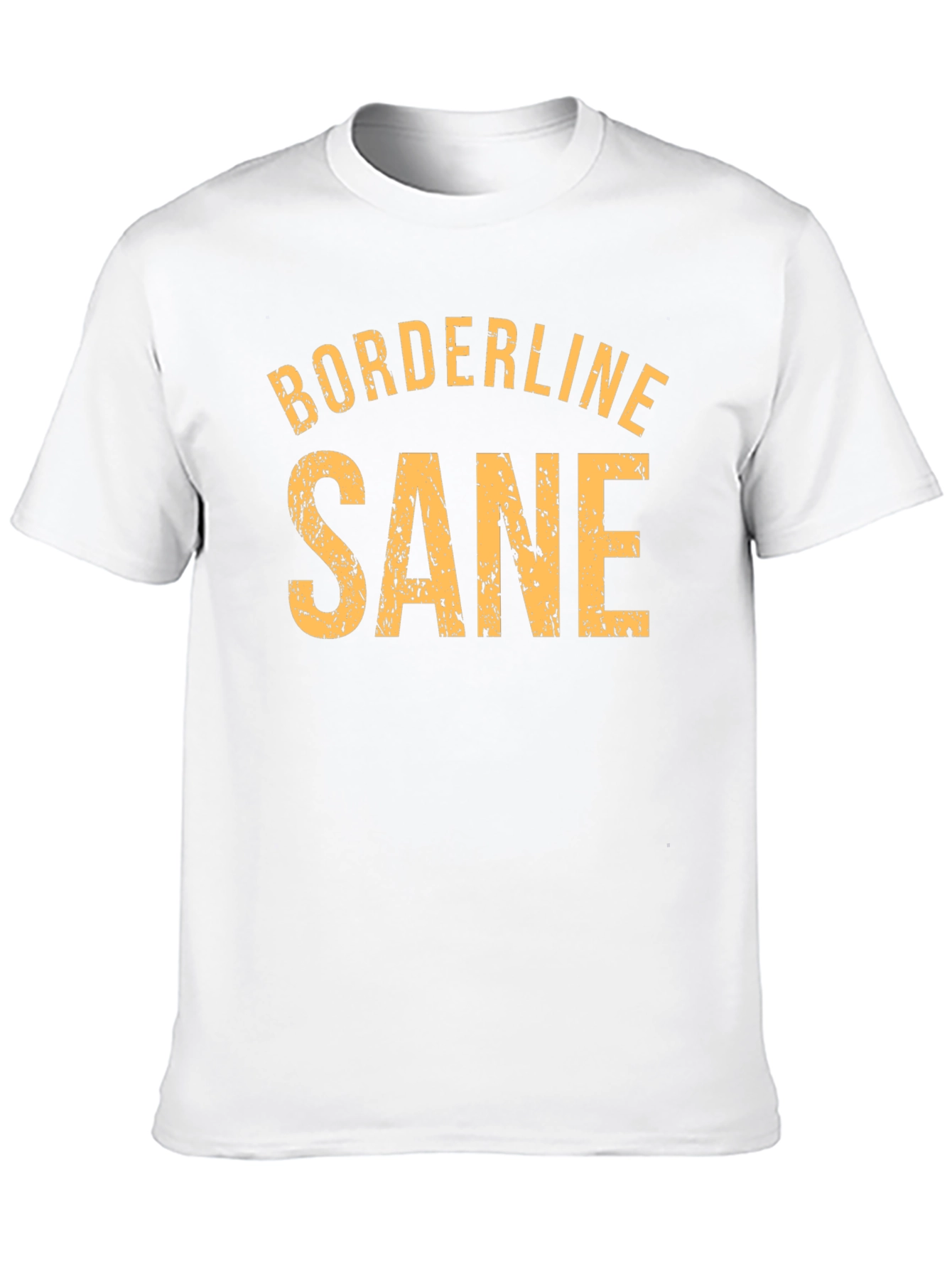 Black Borderline Sane Graphic T-Shirt view 10