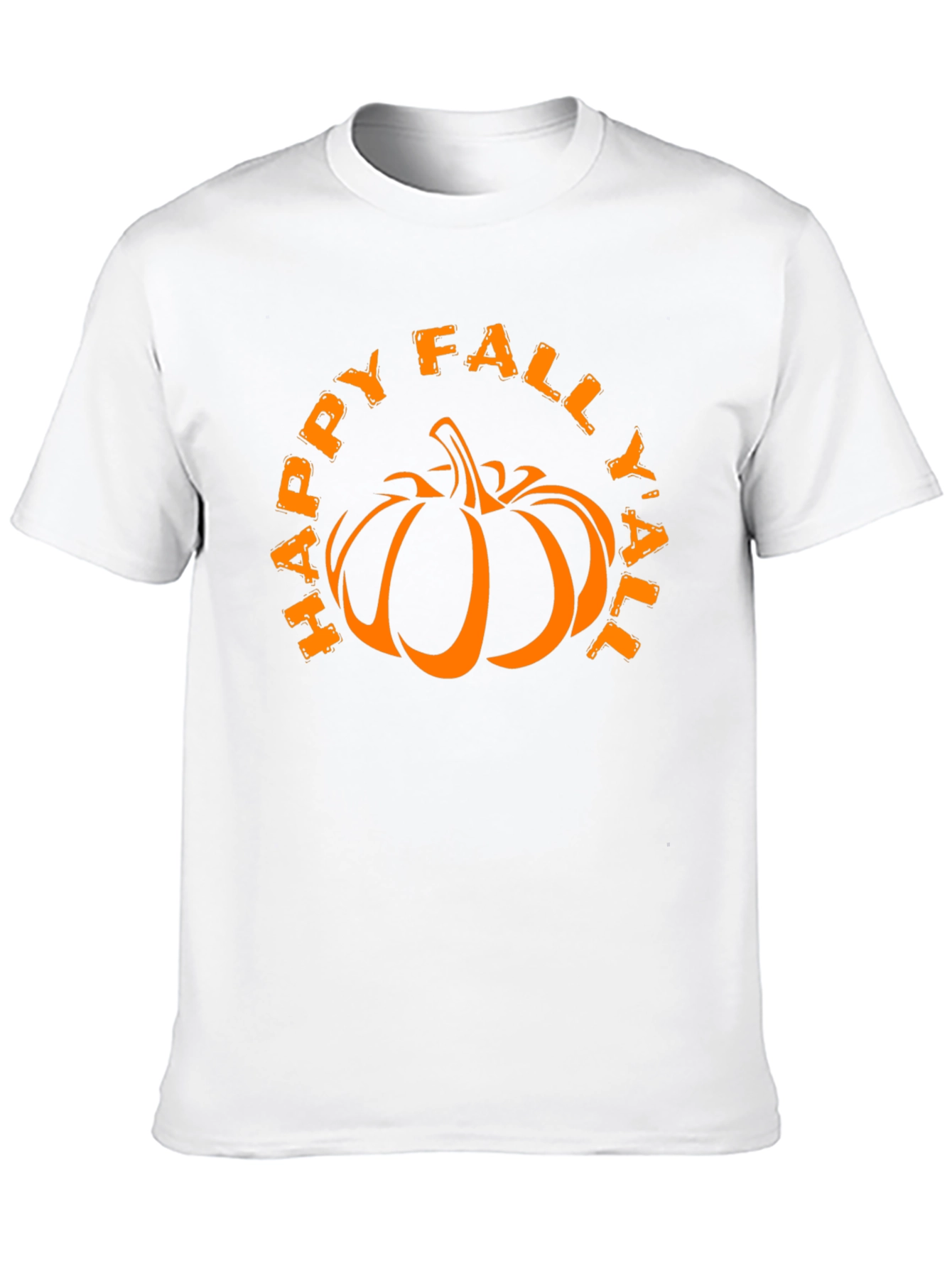 Black Happy Fall Y'all Pumpkin Graphic T-Shirt view 10