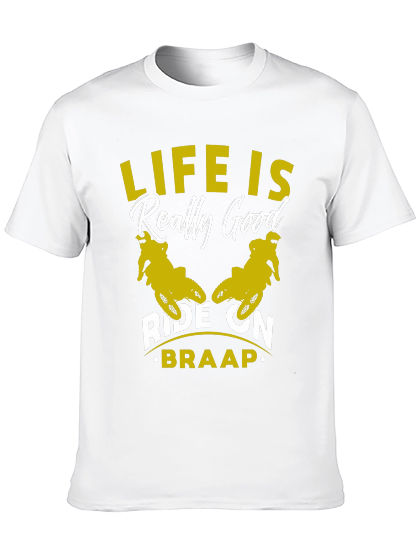 Black Life Is Really Good Ride On - Braap T-Shirt view 10