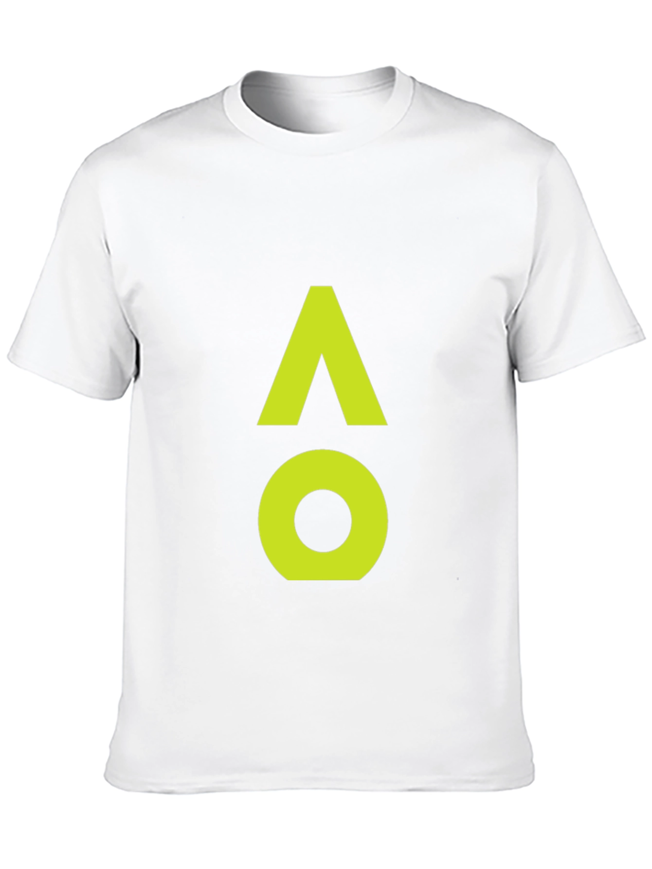 Black AO Symbol Graphic Tee - Modern Minimalist Design view 10