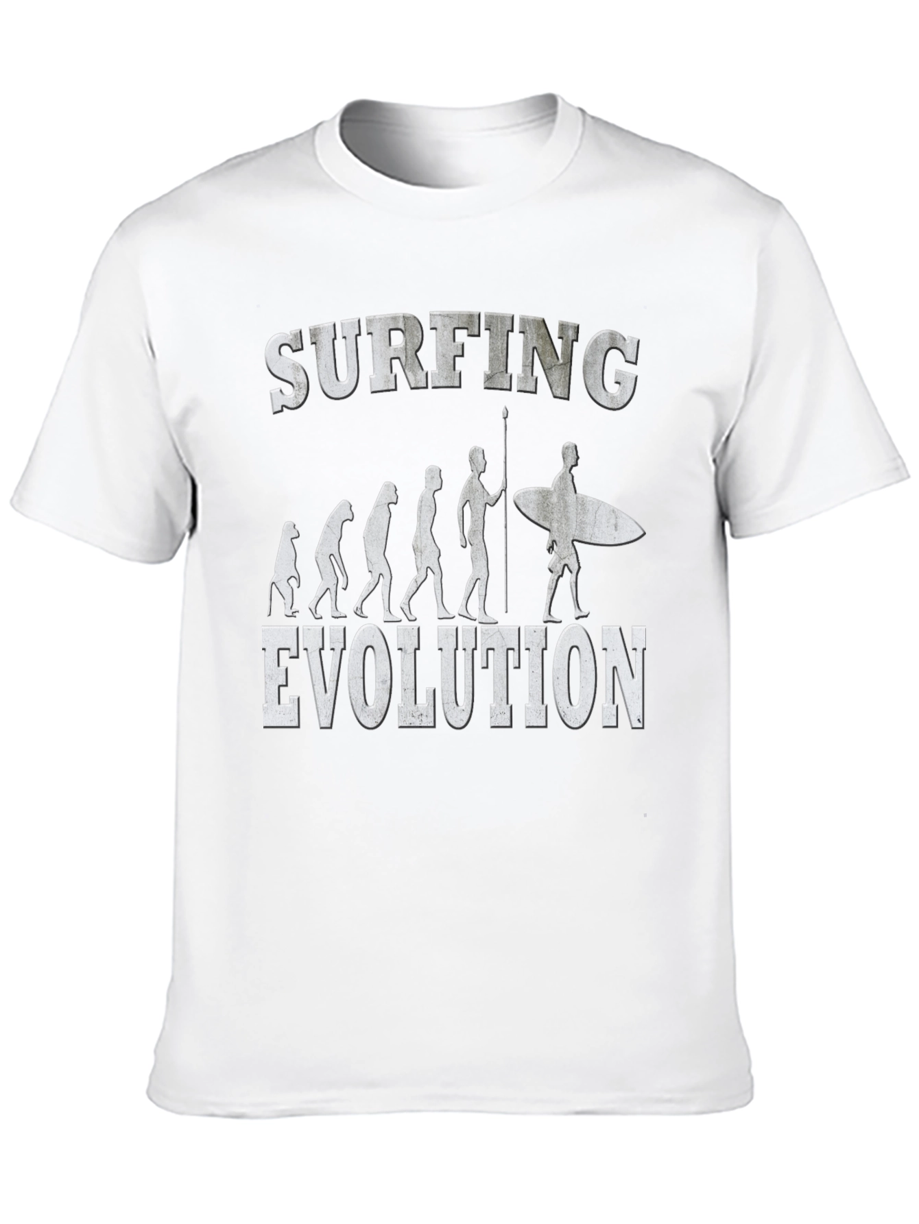 Black Surfing Evolution Graphic Tee - Black Cotton view 10