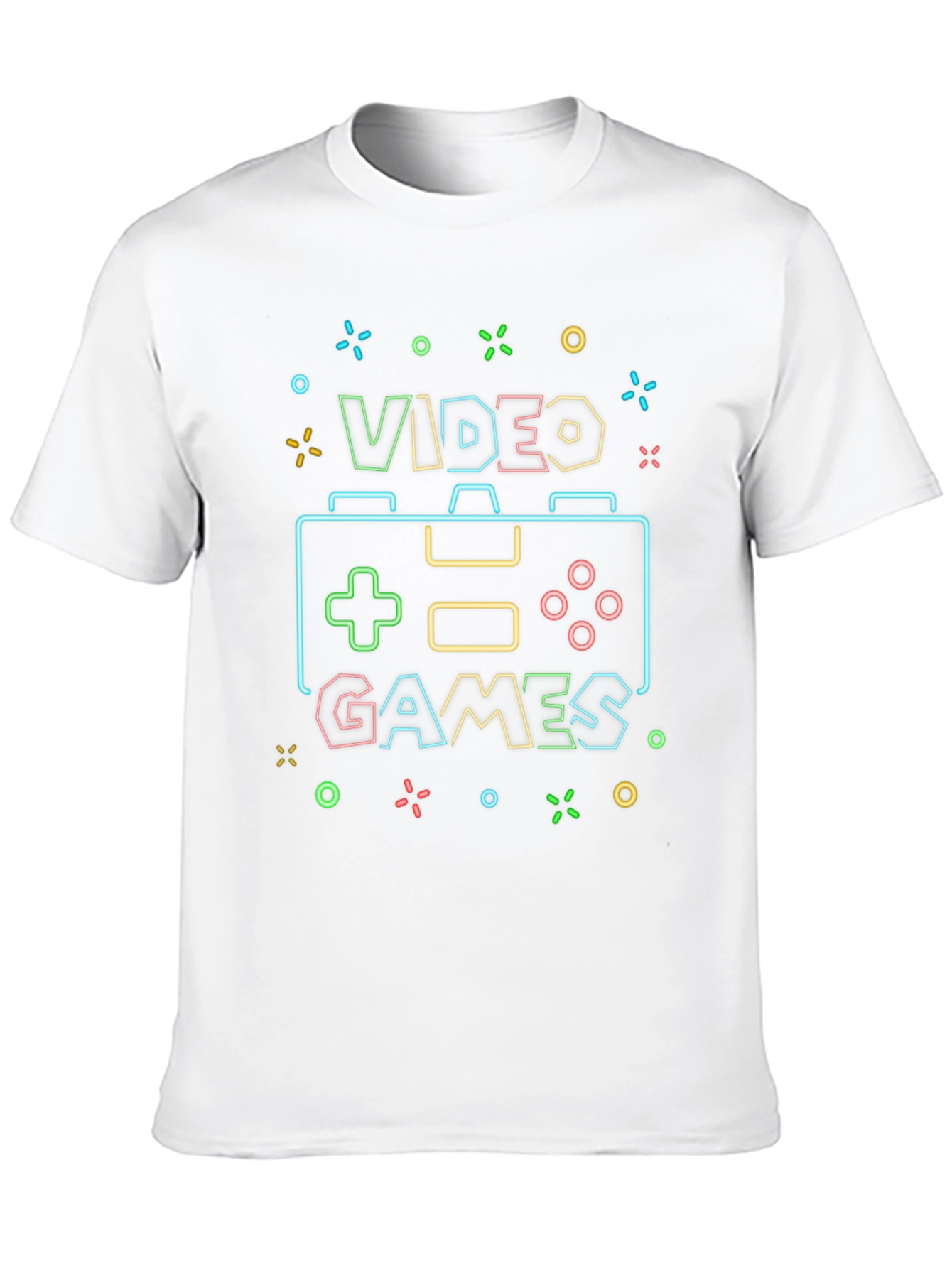 Black Video Games Controller Graphic Tee - Fun Casual Style view 10