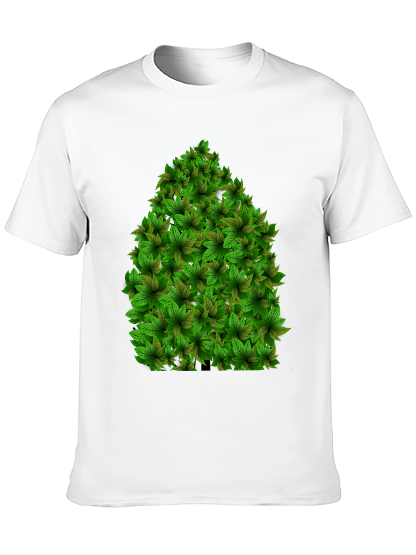 Black Leaf Tree Graphic Tee - Unique Nature Design view 10