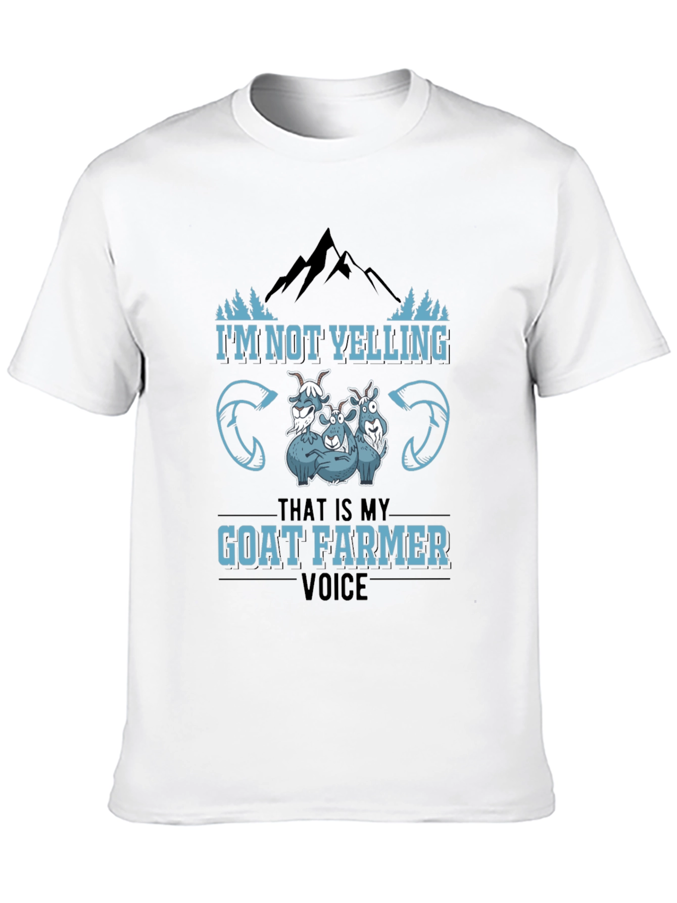 Black Goat Farmer Voice Black T-Shirt view 10