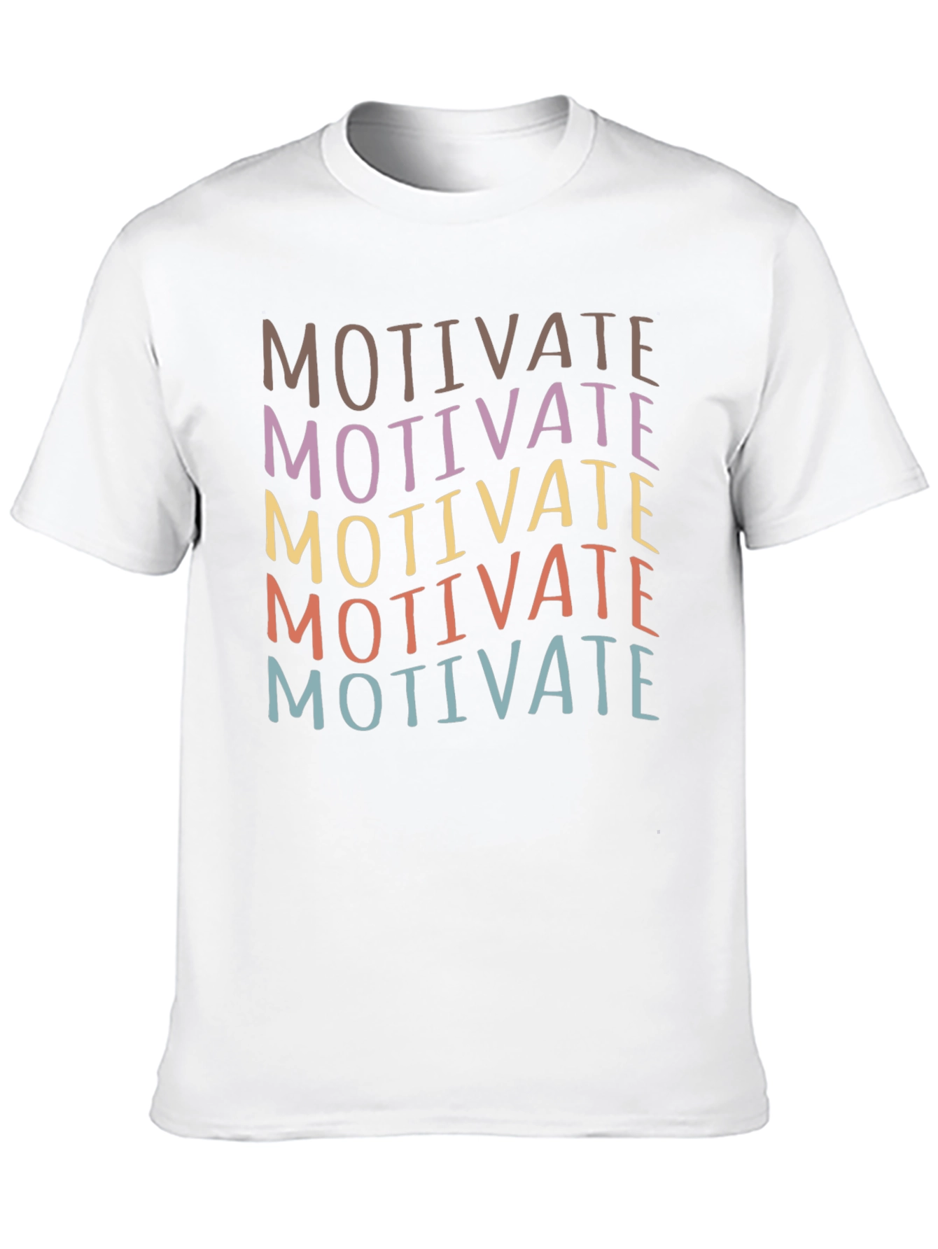 Black Motivate Graphic T-Shirt - Casual Comfort view 10