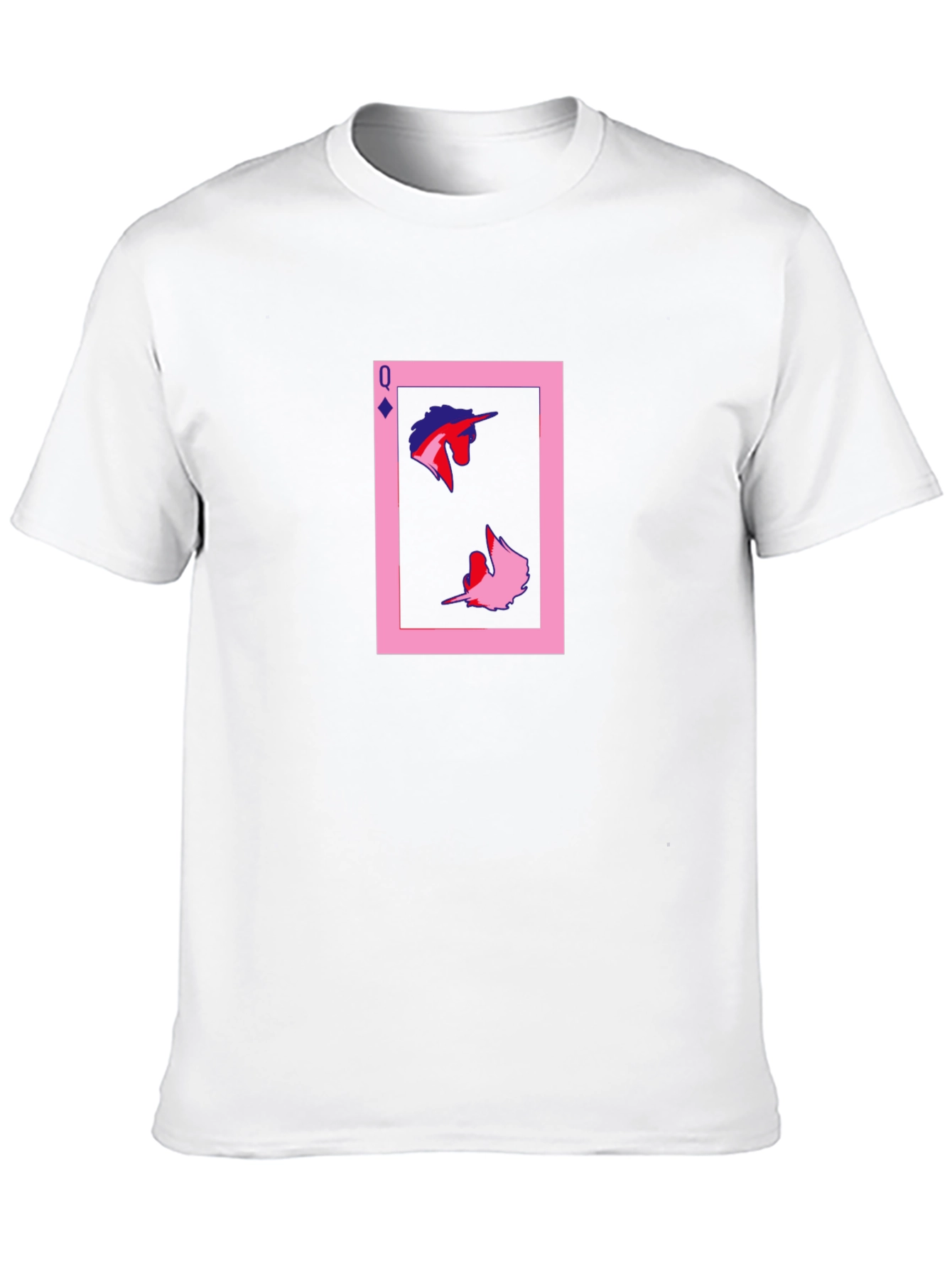 Black Queen Card Graphic Tee - Unique Design view 10