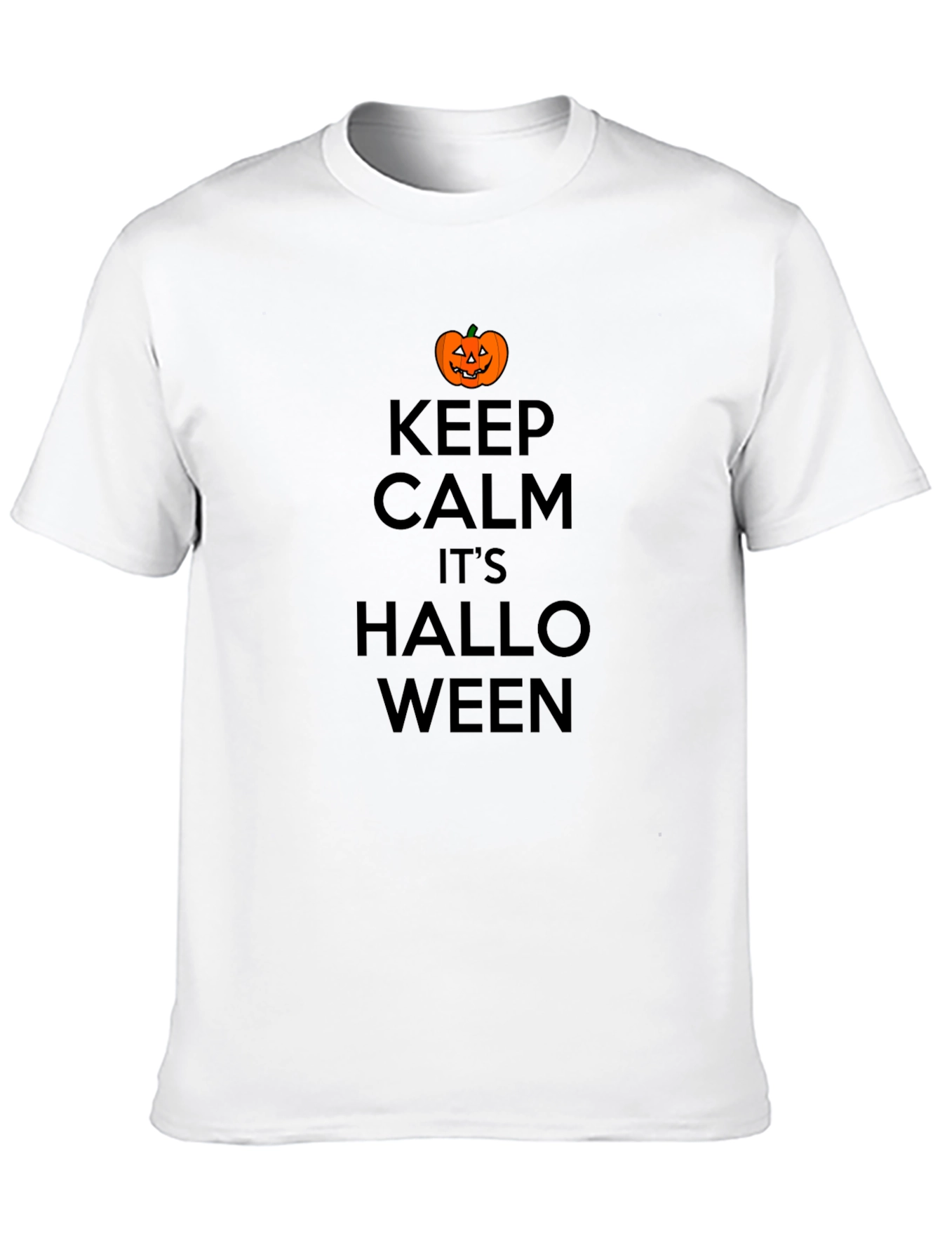Black Keep Calm Halloween T-Shirt - Spooky Season Style view 10