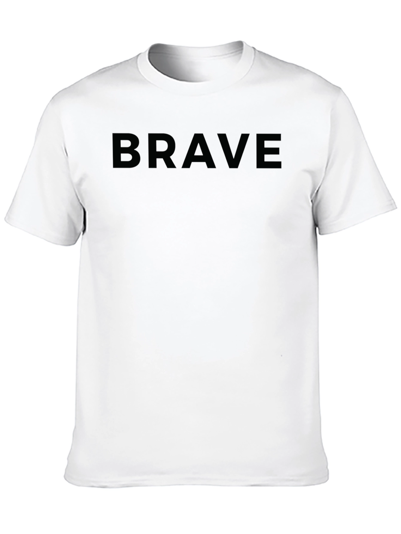 Black Brave Graphic Tee - Bold Statement T-Shirt view 10