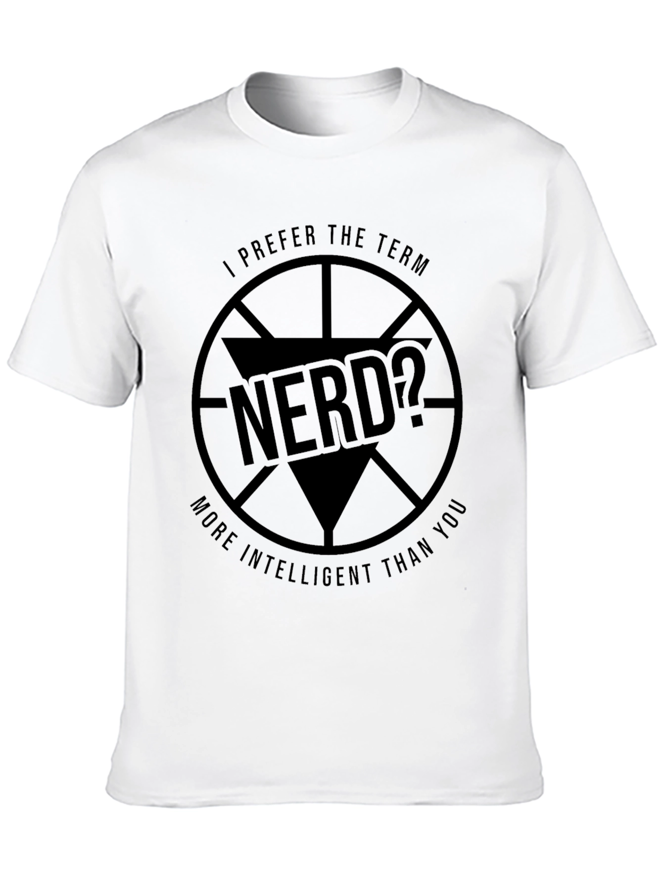 Black Nerd? T-Shirt - More Intelligent Than You! view 10