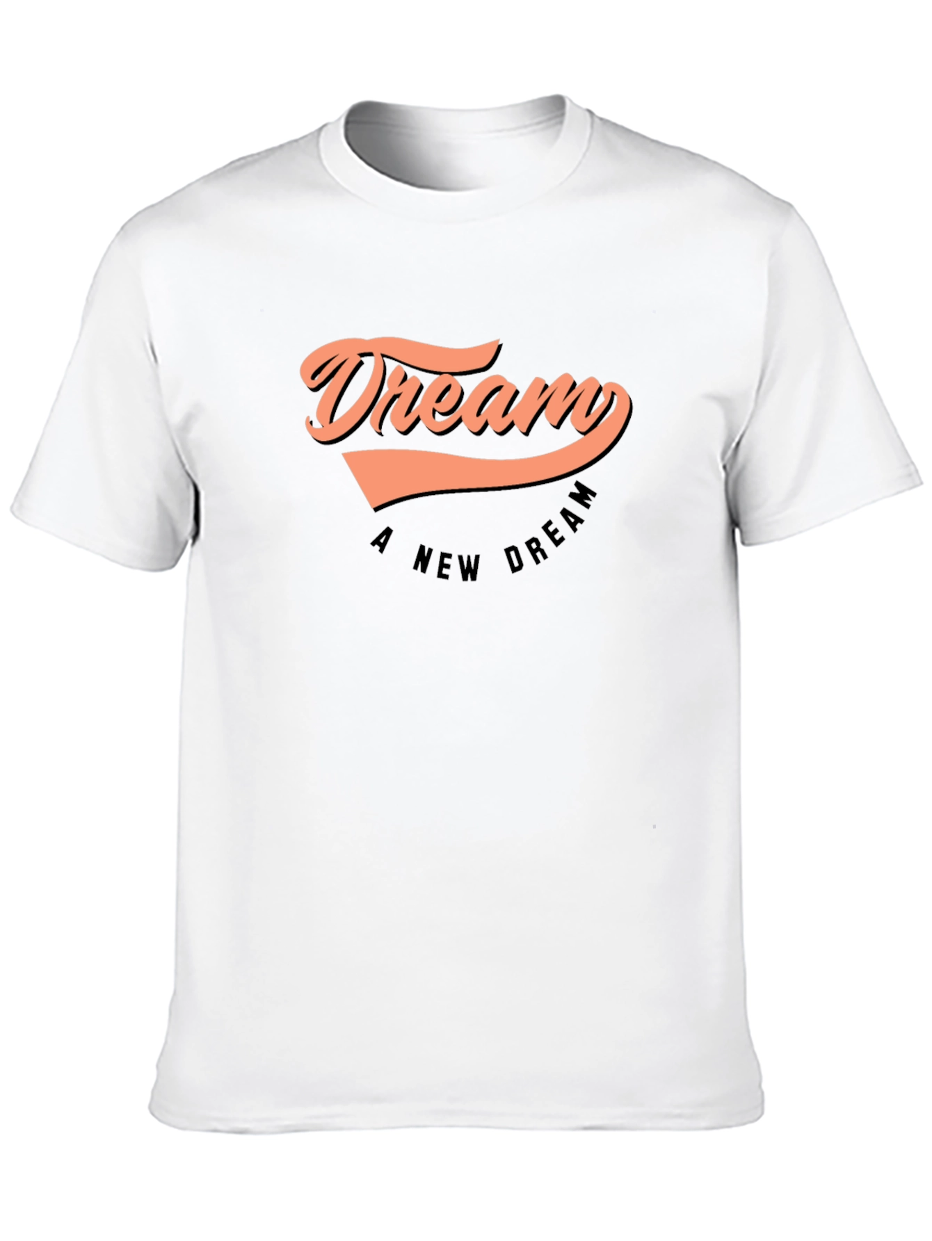 Black Dream a New Dream Black Graphic T-Shirt view 10