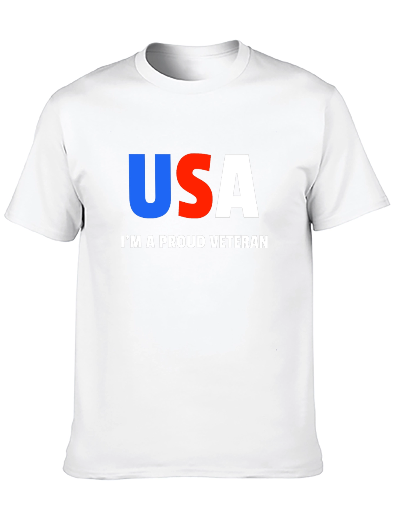 Black Proud Veteran USA Graphic T-Shirt view 10