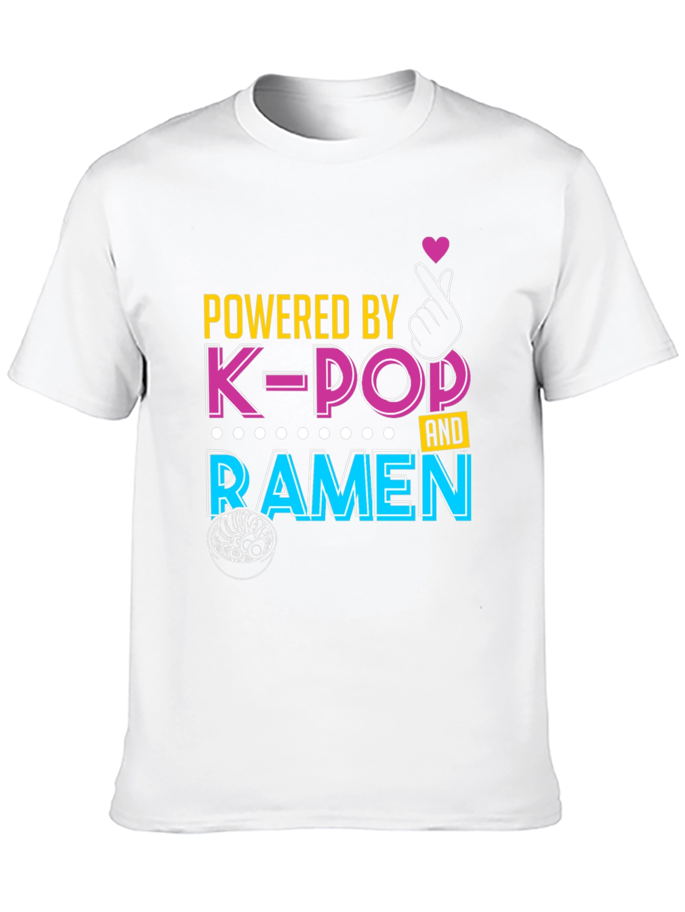 Powered By K-Pop and Ramen T-Shirt - 10