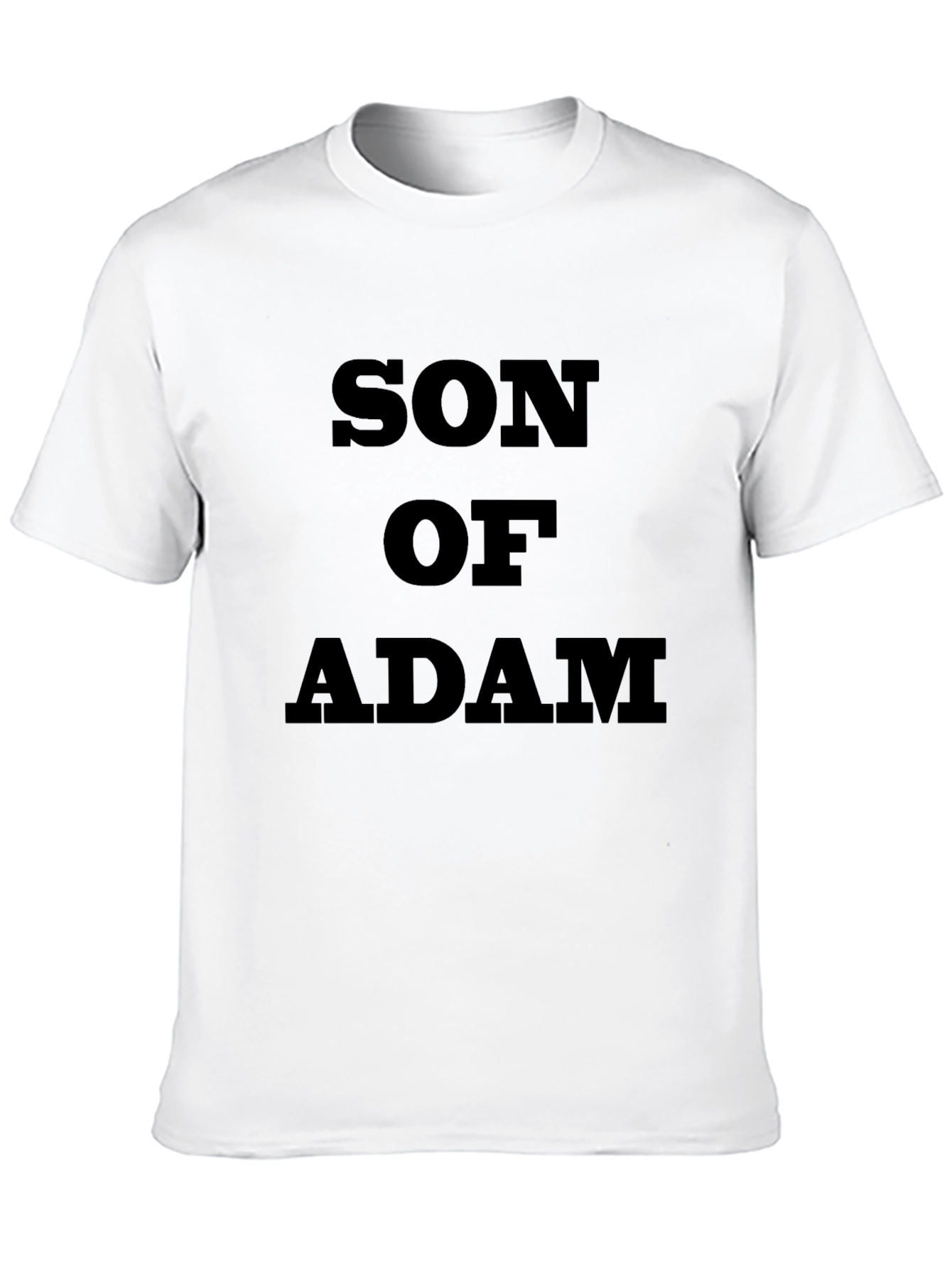 Black Son of Adam Graphic Tee - Bold Statement Shirt view 10