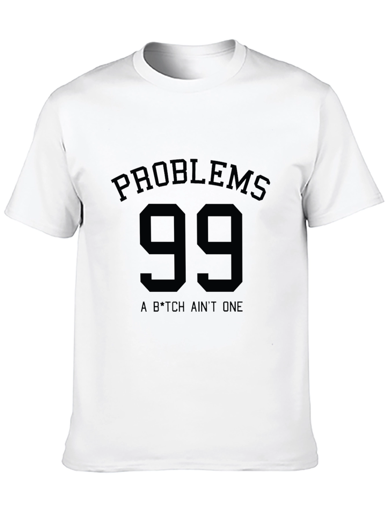 Black Problems 99 T-Shirt - Black Graphic Tee view 10