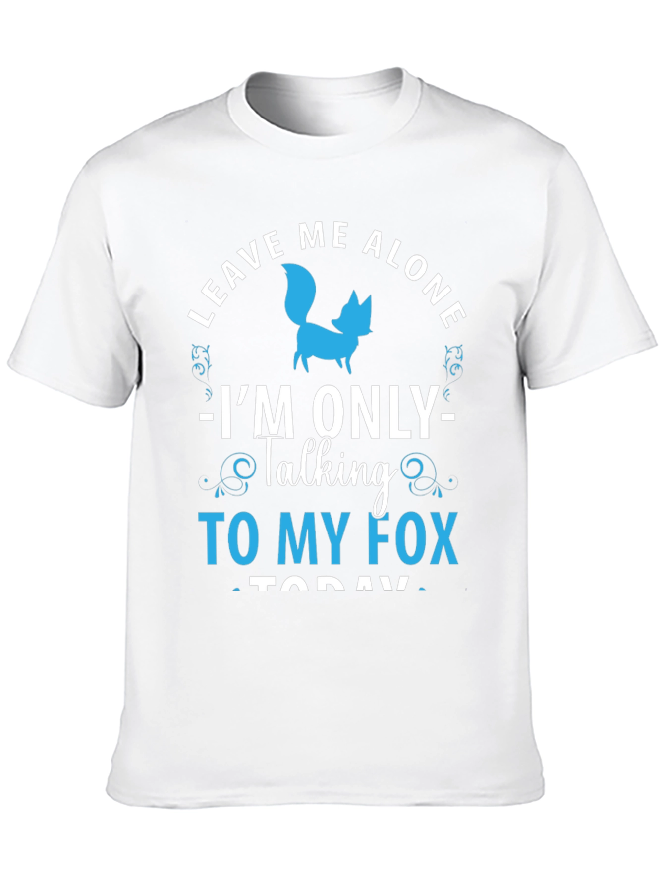Black Leave Me Alone Fox T-Shirt - Animal Lover Tee view 10