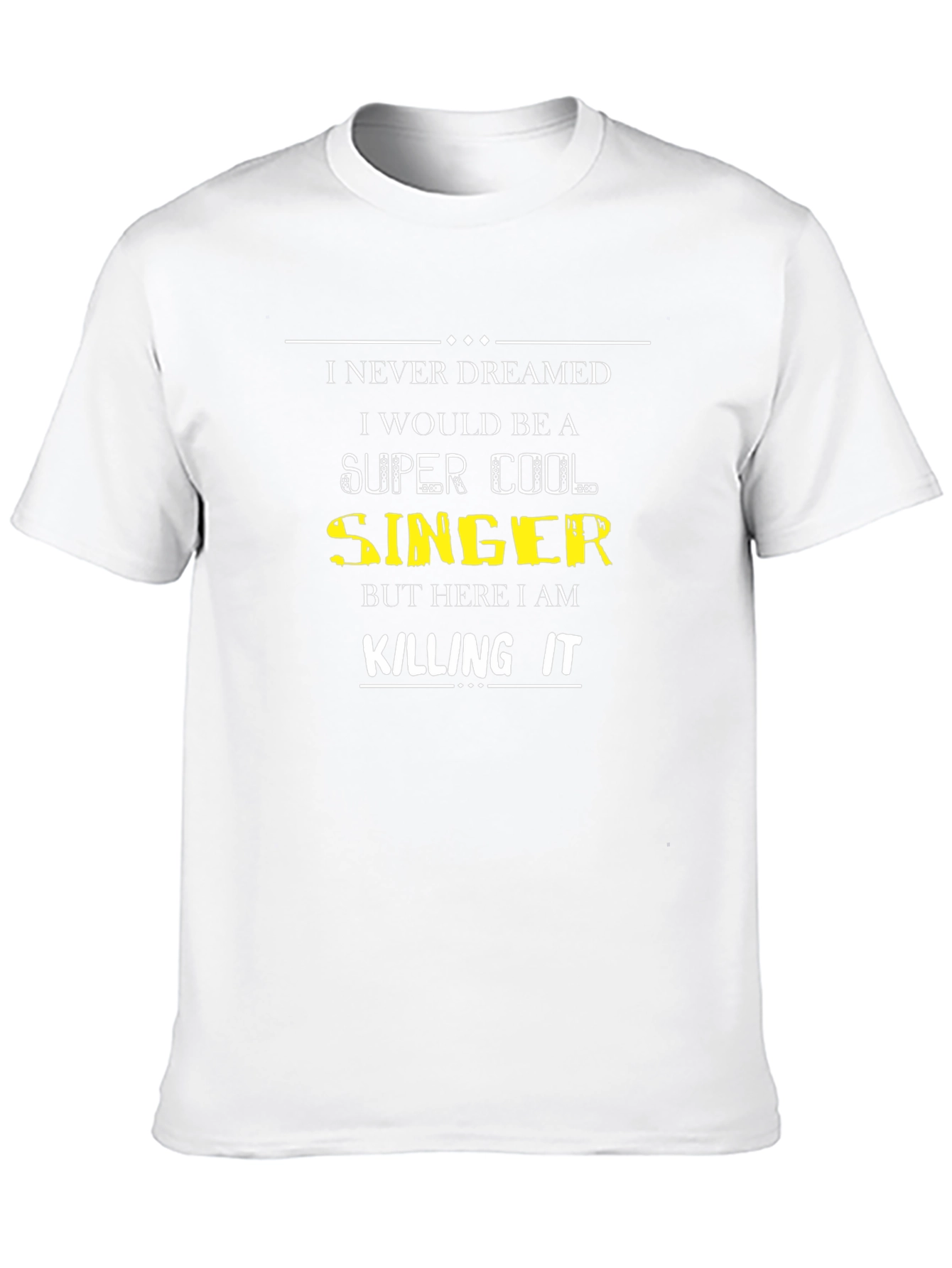 Black Super Cool Singer Graphic Tee view 10