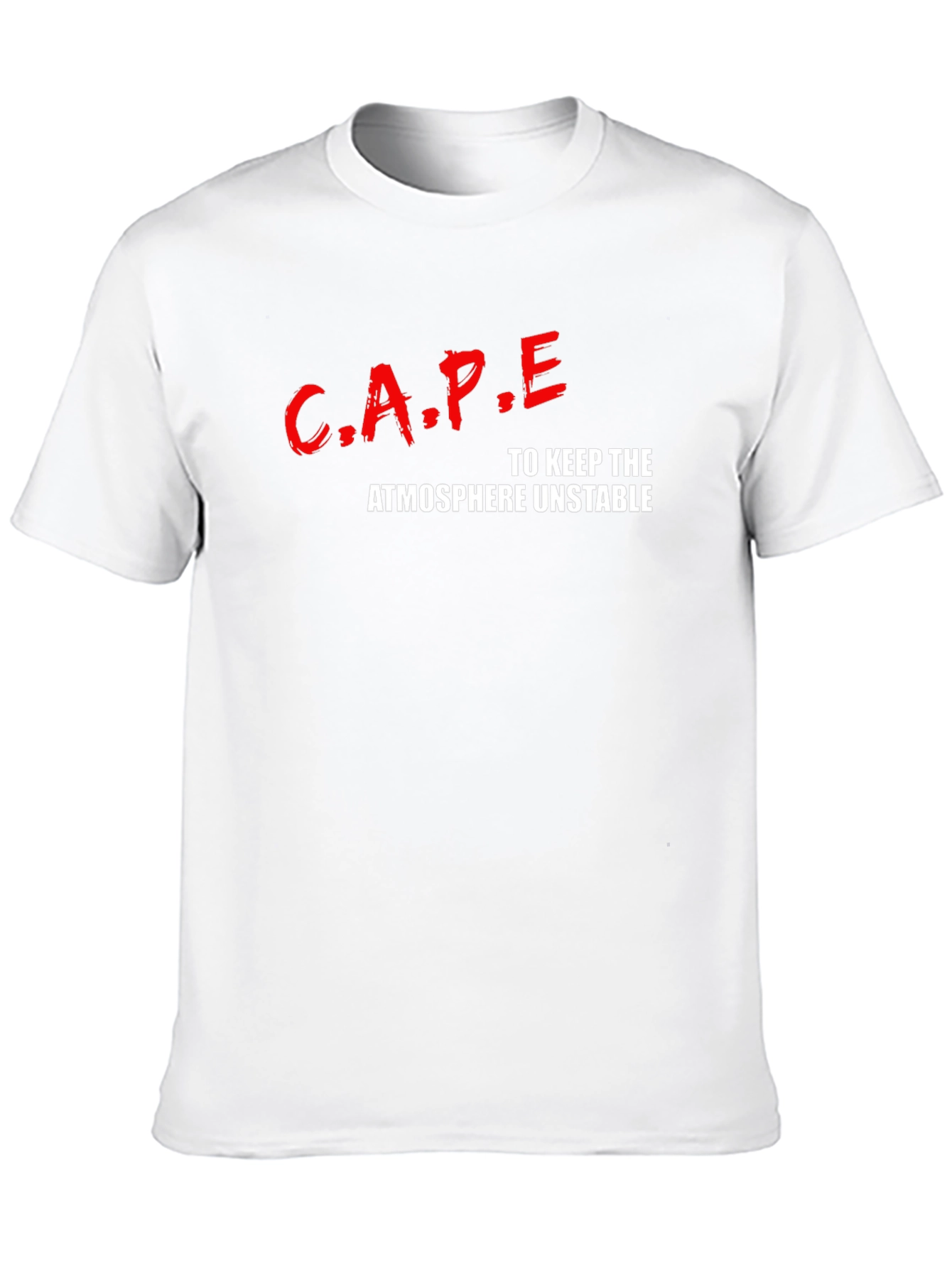Black C.A.P.E. Keep Atmosphere Unstable Graphic Tee view 10