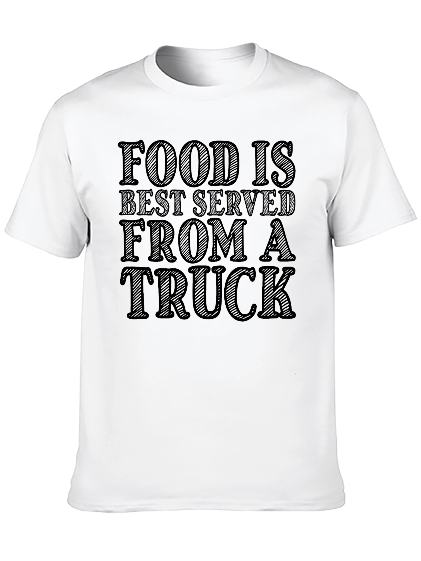 Black Food Truck T-Shirt - Best Food From a Truck Tee view 10